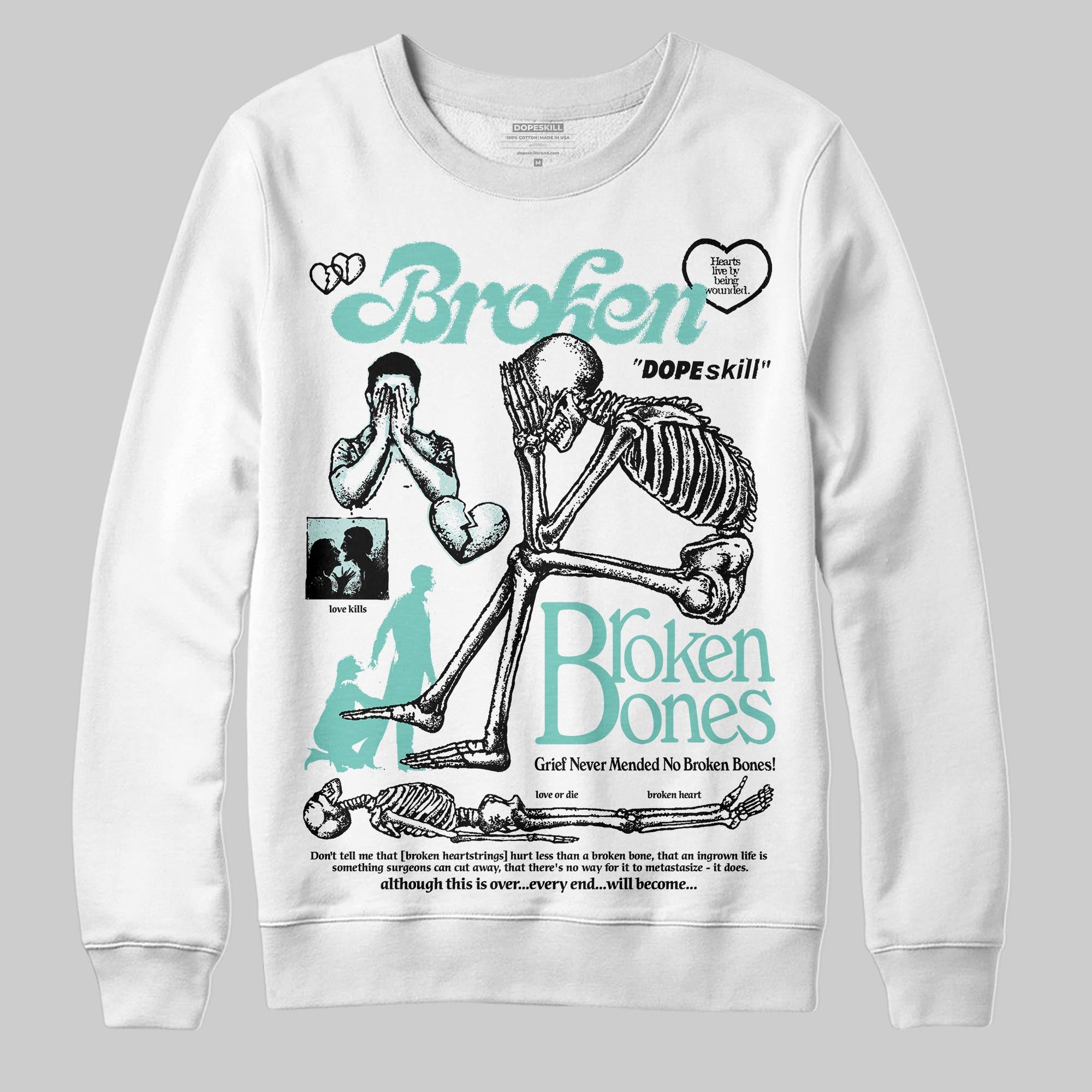Igloo 11s superstreetwear Sweatshirt Broken Bones Graphic