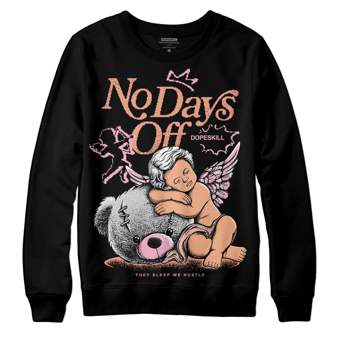 Legend Pink 11s superstreetwear Sweatshirt New No Days Off Graphic