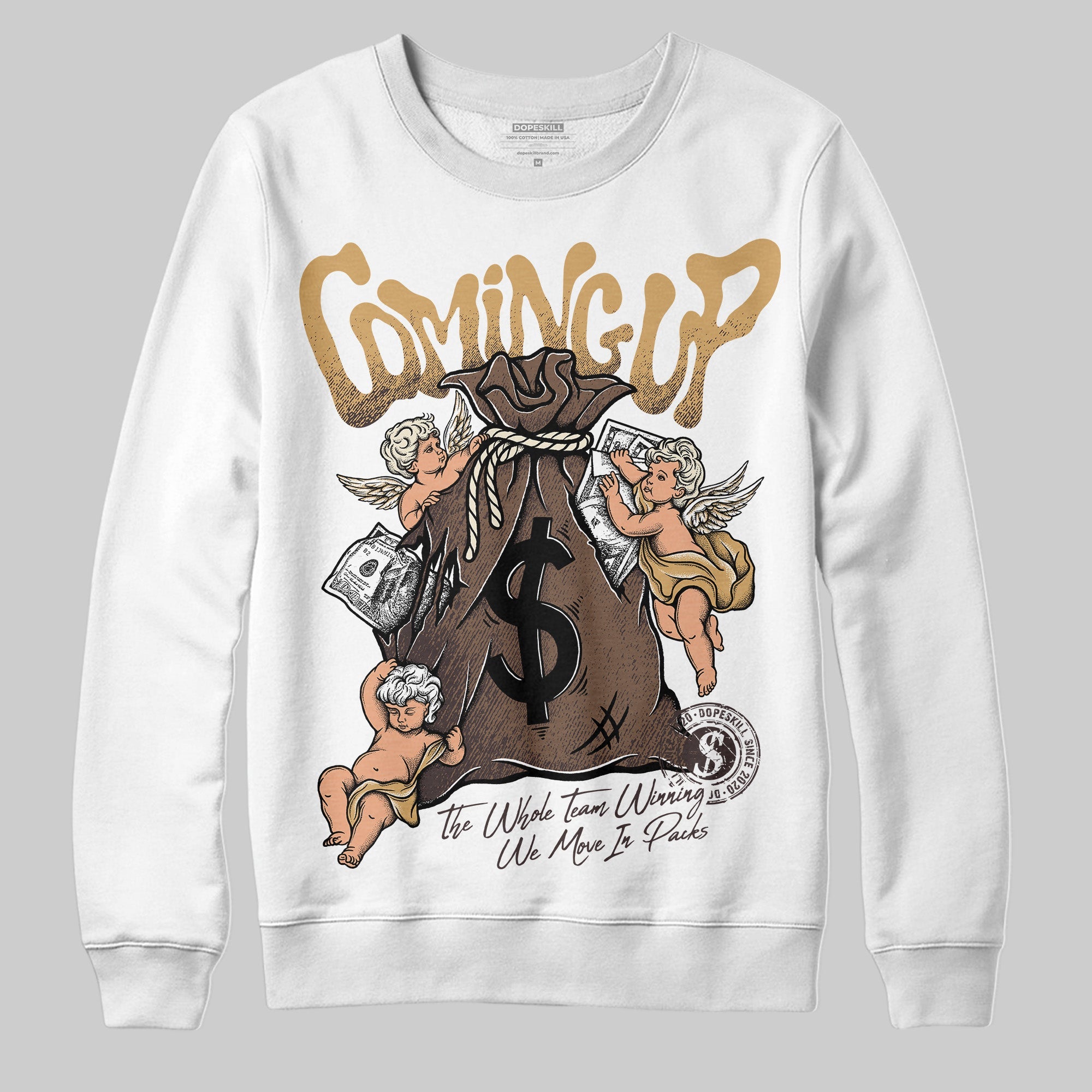 Earth 5s superstreetwear Sweatshirt Money Bag Coming Up Graphic