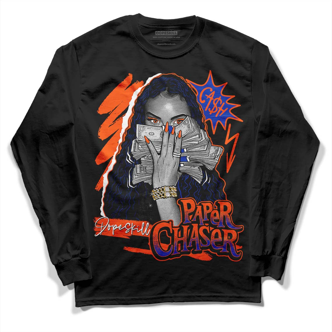 Dunk Low Futura Orange Blaze superstreetwear Long Sleeve T-Shirt NPC Graphic
