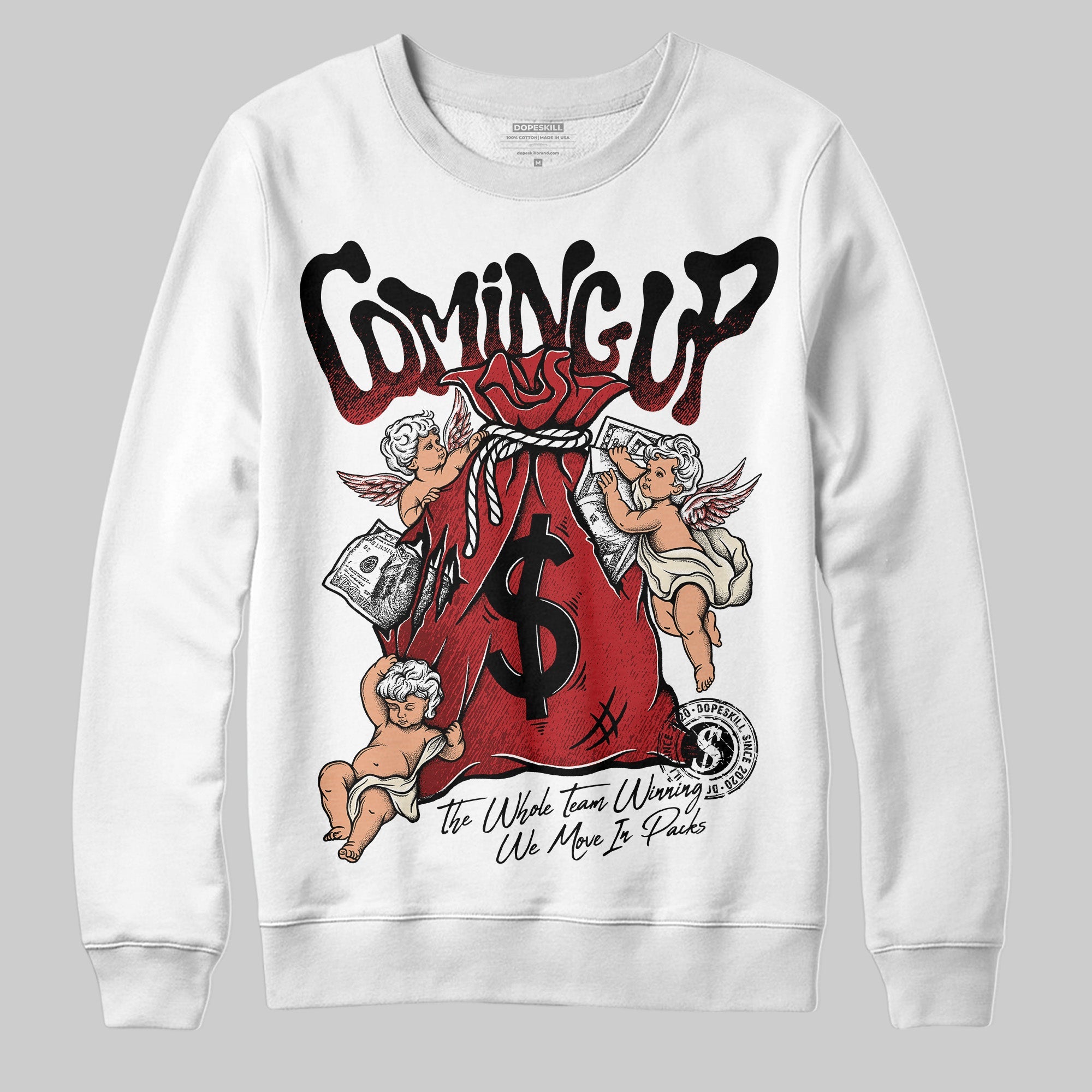 Black Toe Reimagined 1s superstreetwear Sweatshirt Money Bag Coming Up Graphic