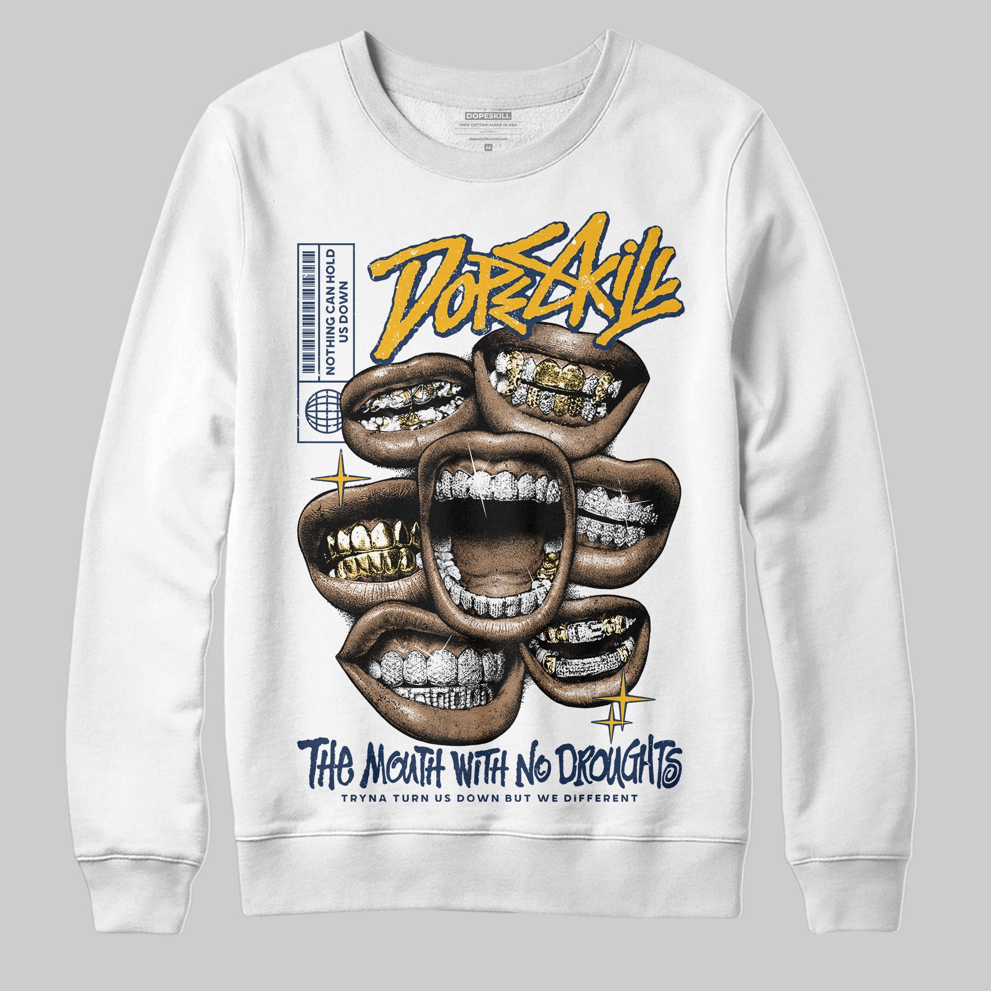 Retro Dunk From Above 4s superstreetwear Sweatshirt The Mouth With No Droughts Graphic