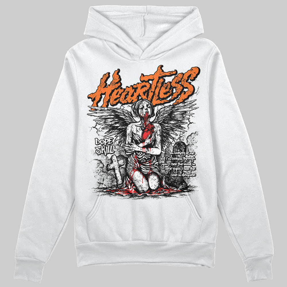 Orange Black White superstreetwear Hoodie Sweatshirt Heartless Graphic