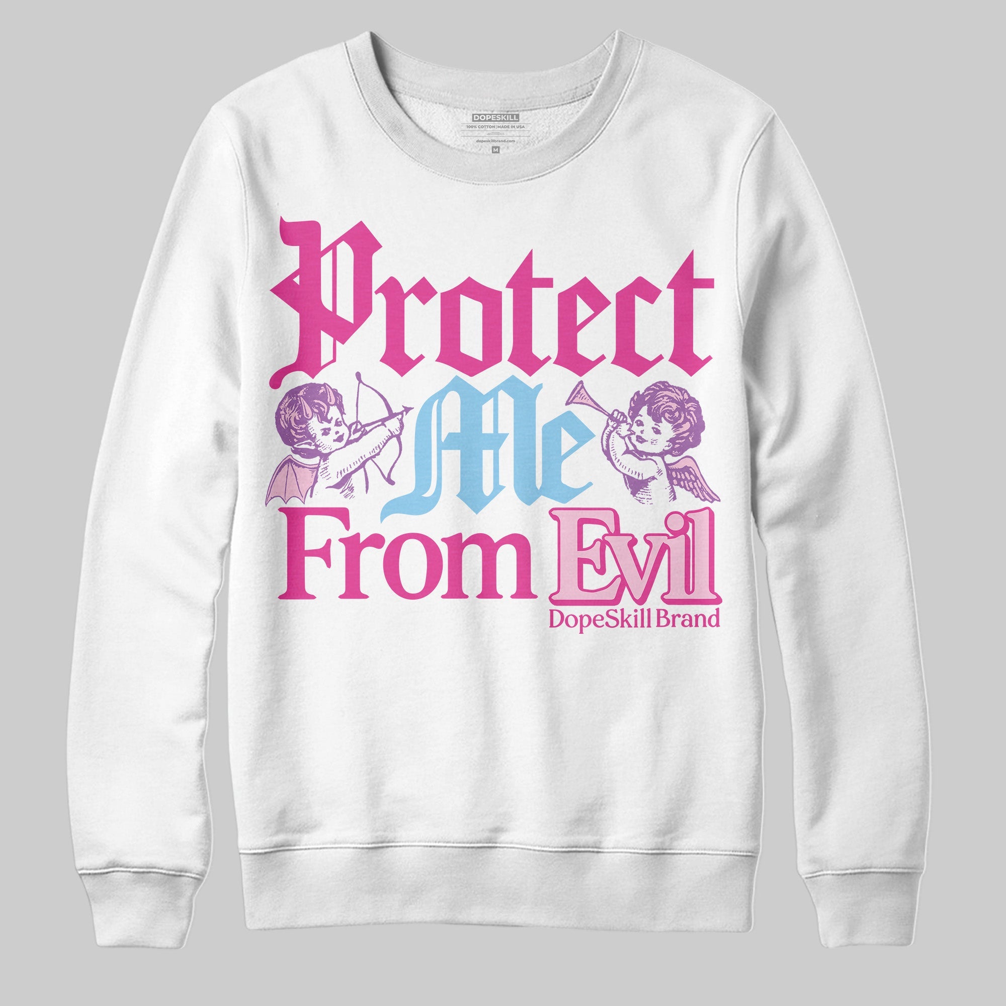 Doernbecher 6s superstreetwear Sweatshirt Protect Me From Evil Graphic