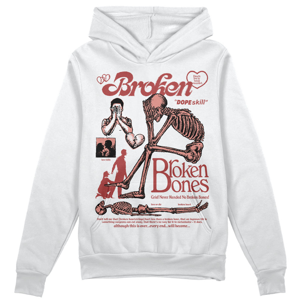Dune Red 13s superstreetwear Hoodie Sweatshirt Broken Bones Graphic