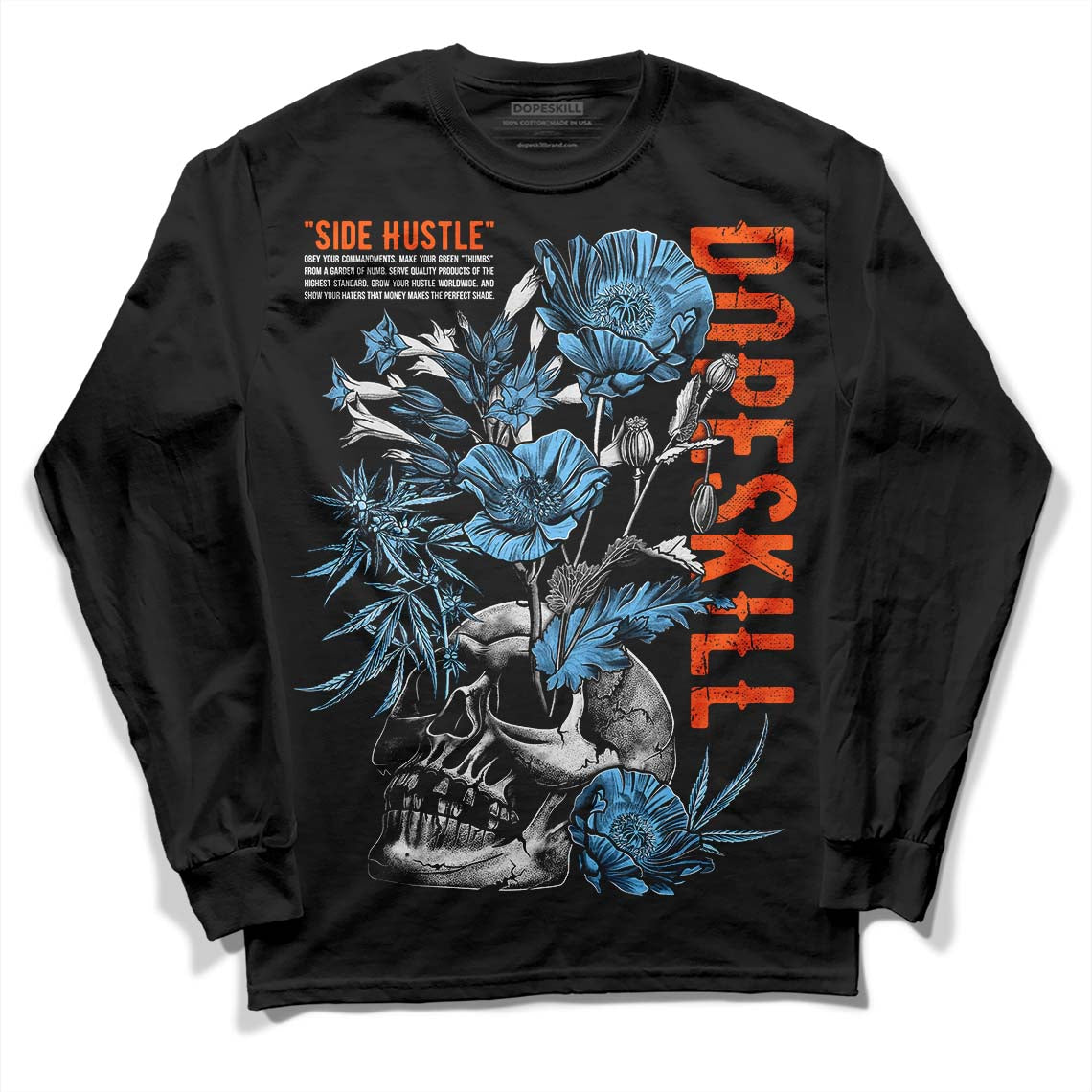 Dunk Low Futura University Blue superstreetwear Long Sleeve T-Shirt Side Hustle Graphic