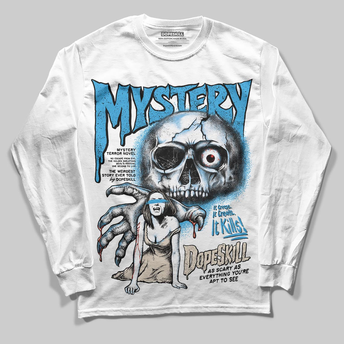 UNC Reimagined 1s superstreetwear Long Sleeve T-Shirt Mystery Ghostly Grasp Graphic