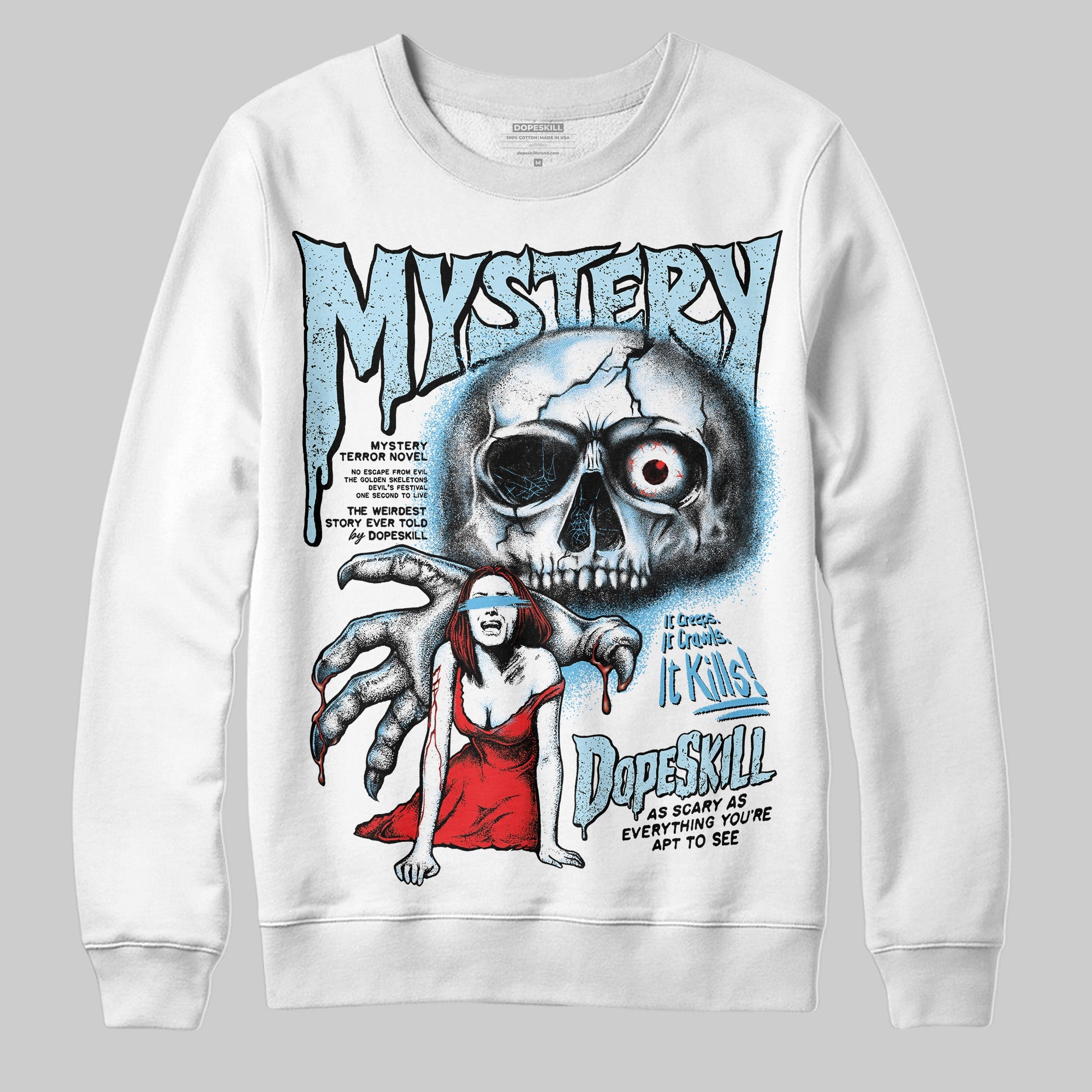 Legend Blue 11s superstreetwear Sweatshirt Mystery Ghostly Grasp Graphic