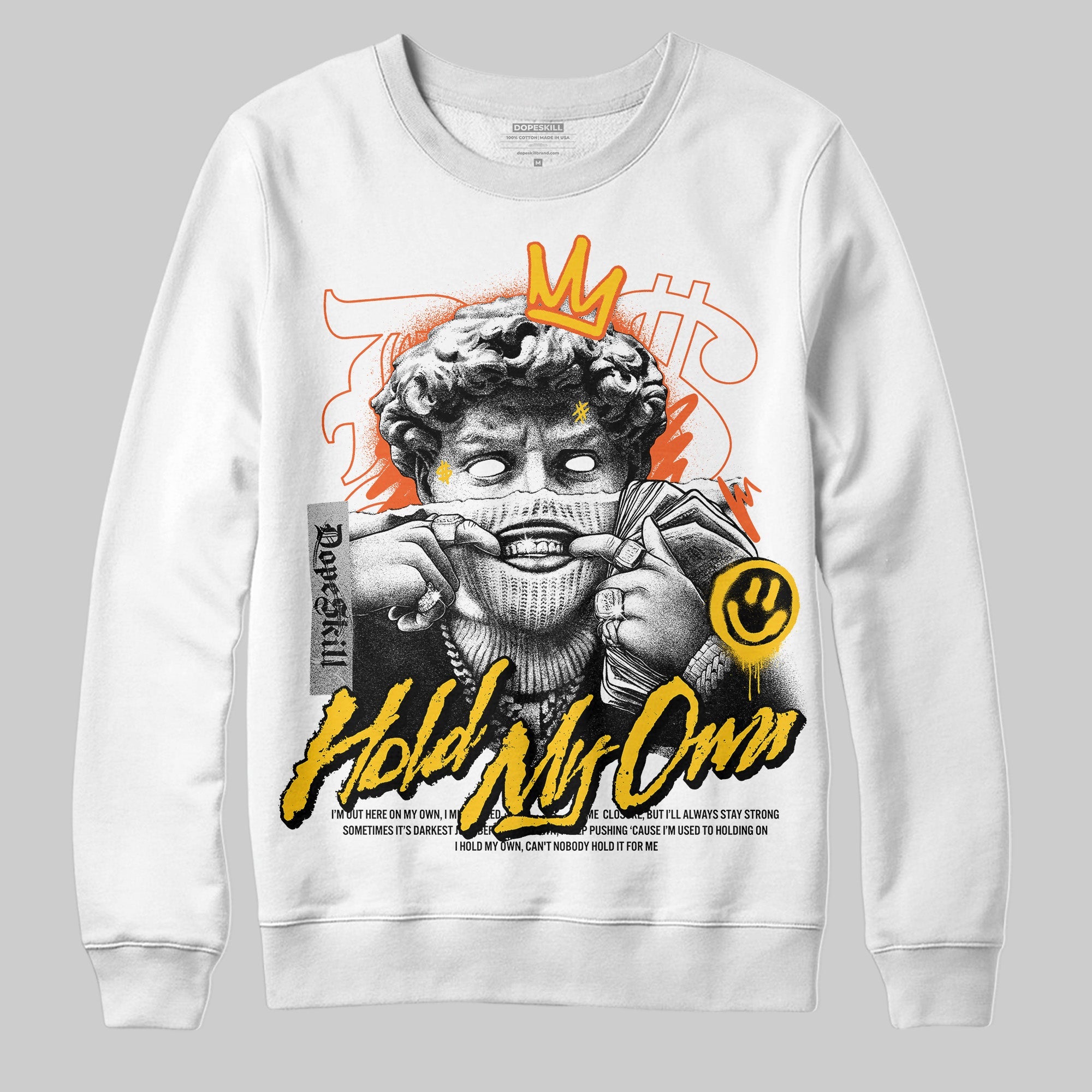 Yellow Collection superstreetwear Sweatshirt In My Way Graphic