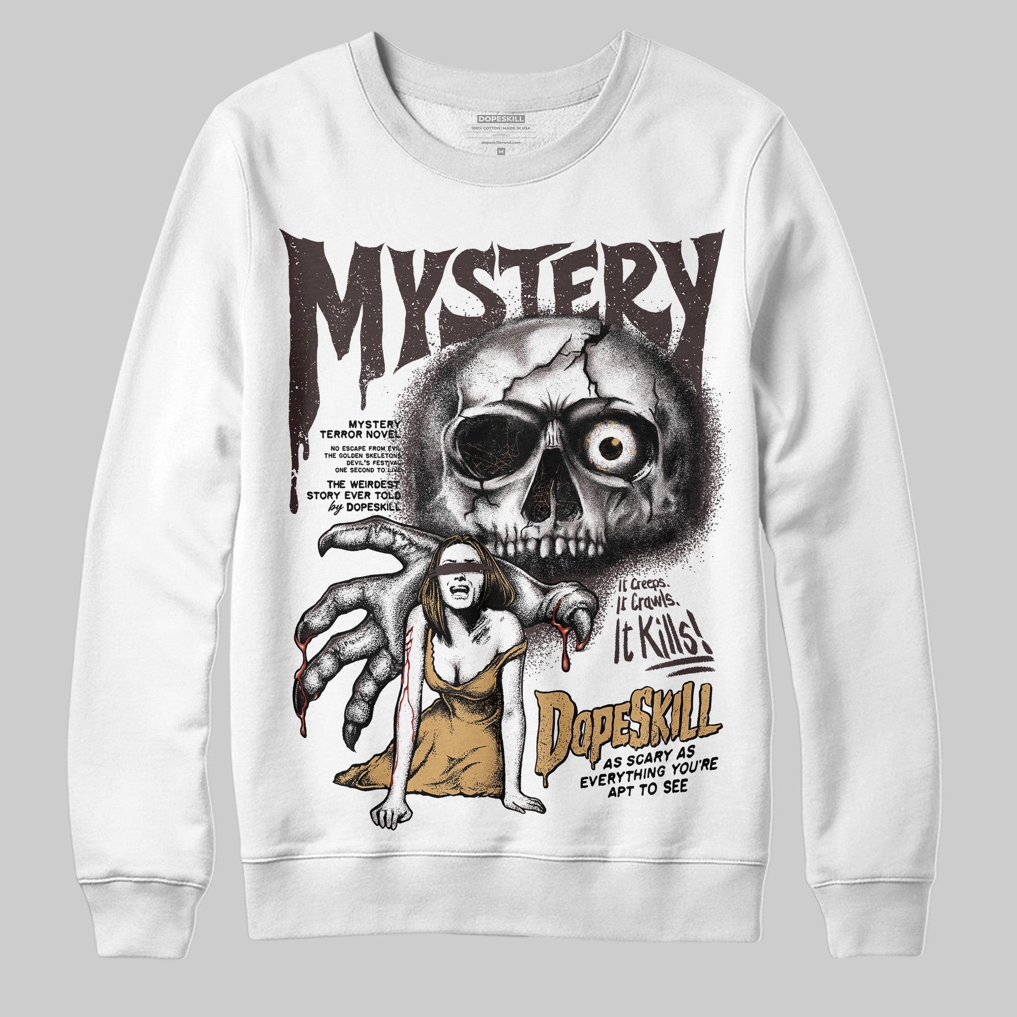 Earth 5s superstreetwear Sweatshirt Mystery Ghostly Grasp Graphic