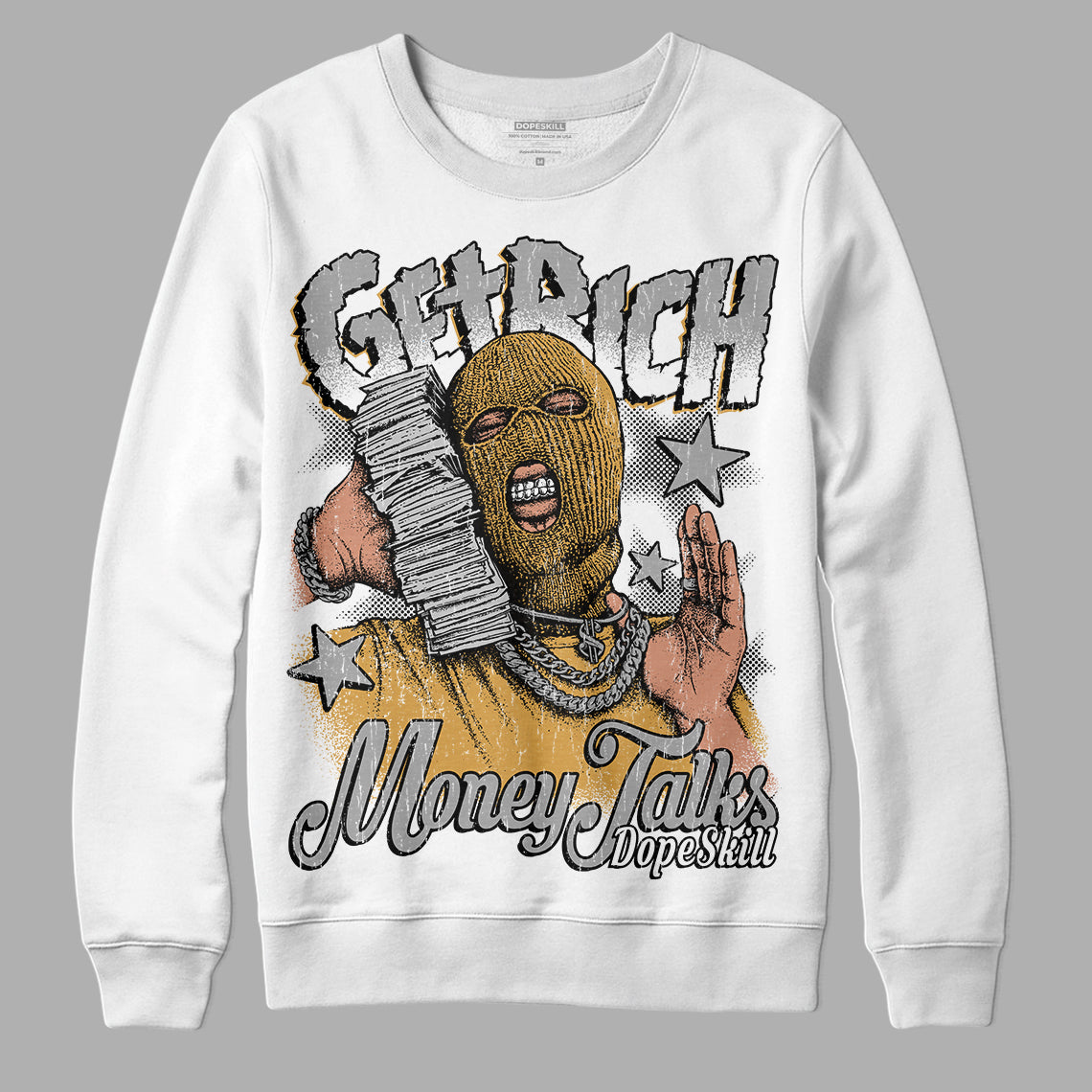 Gratitude 11s superstreetwear Sweatshirt Get Rich Graphic