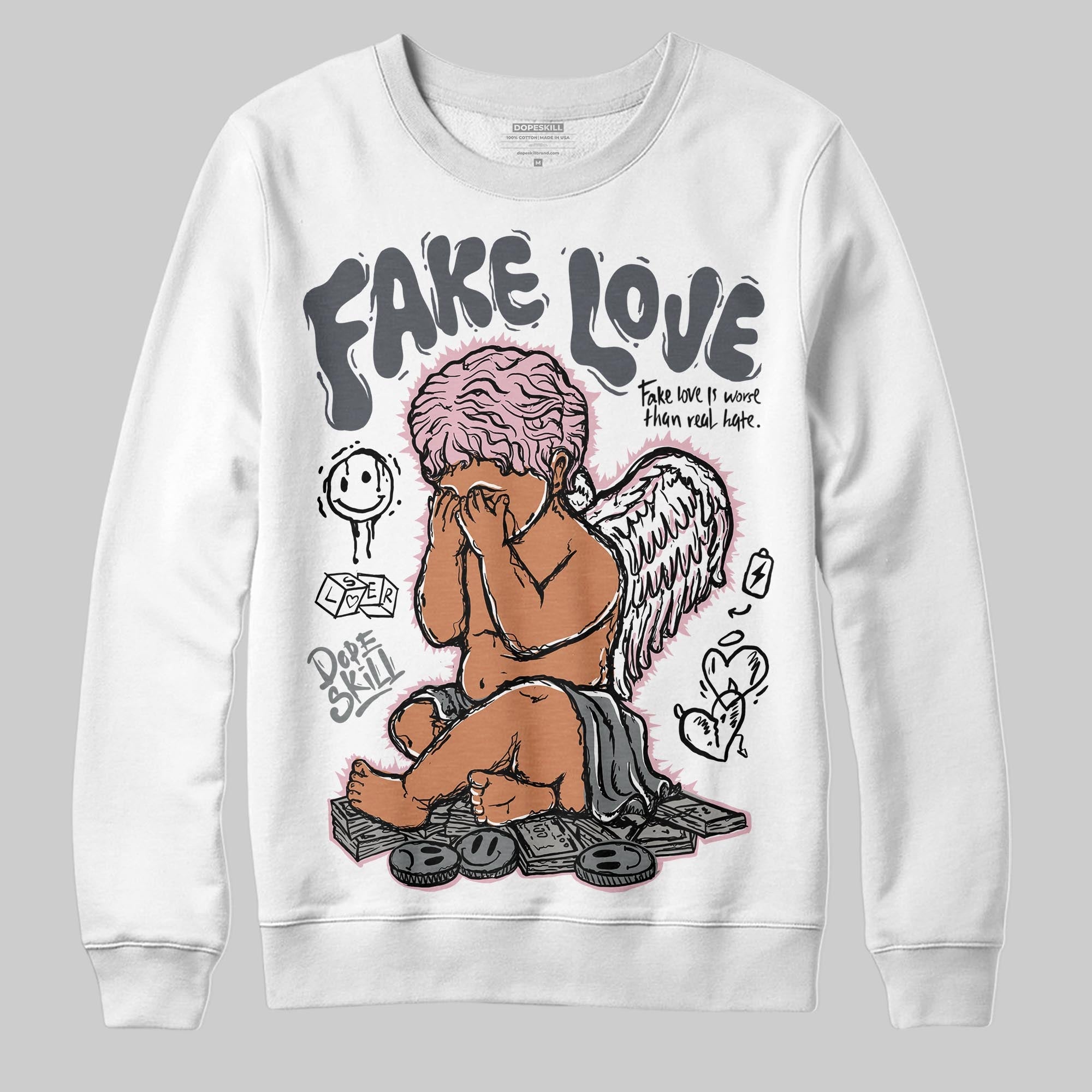 Max 95 OG ¡°Pink Foam¡± superstreetwear Sweatshirt False Love Graphic