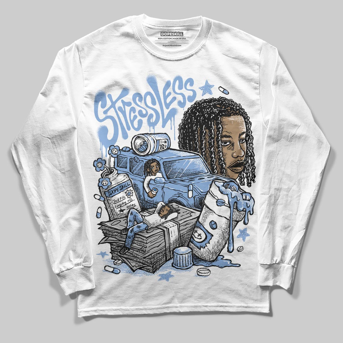 Forget Me Not 4s superstreetwear Long Sleeve T-Shirt Stressless Graphic