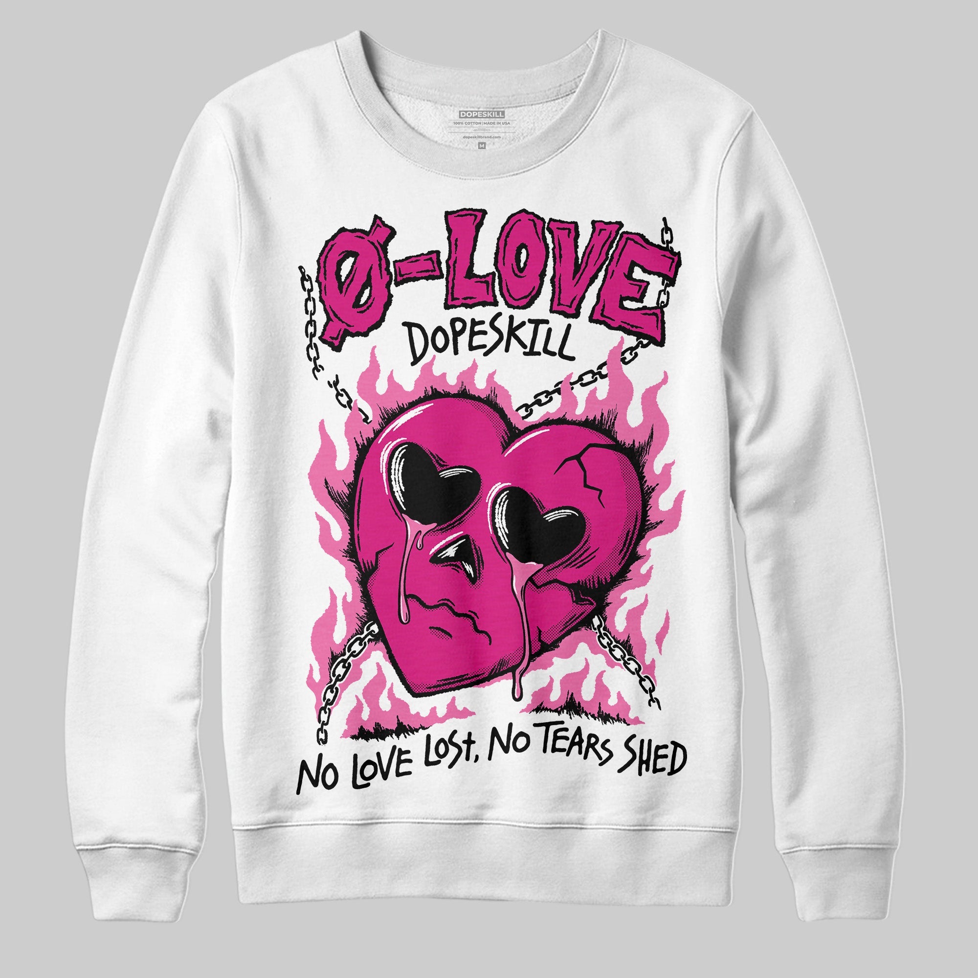 Rick RO Pink Leather Sneakers superstreetwear Sweatshirt Crying Heart Graphic