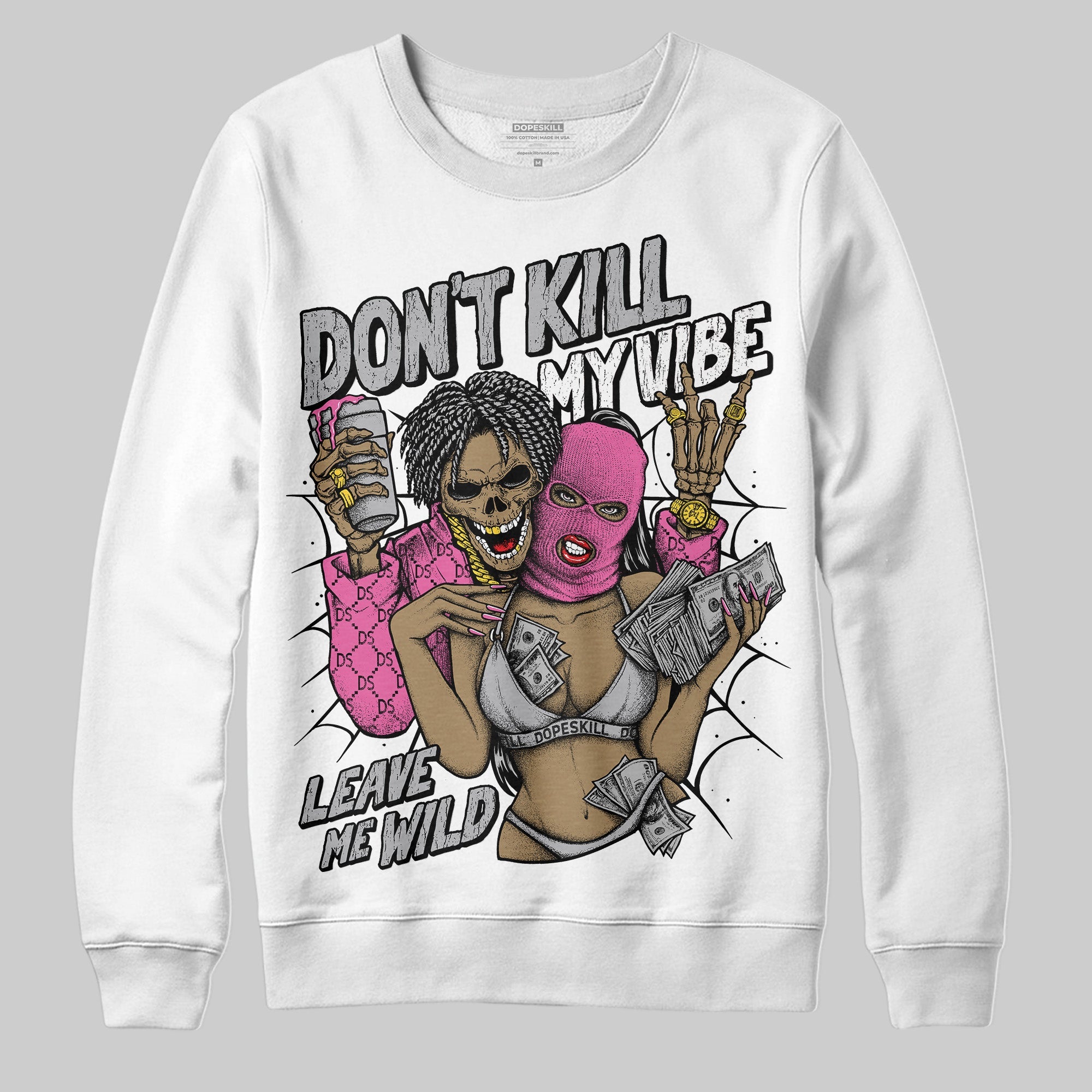 Kayano 14 Cream Sweet Pink superstreetwear Sweatshirt Don't Kill My Vibe Graphic