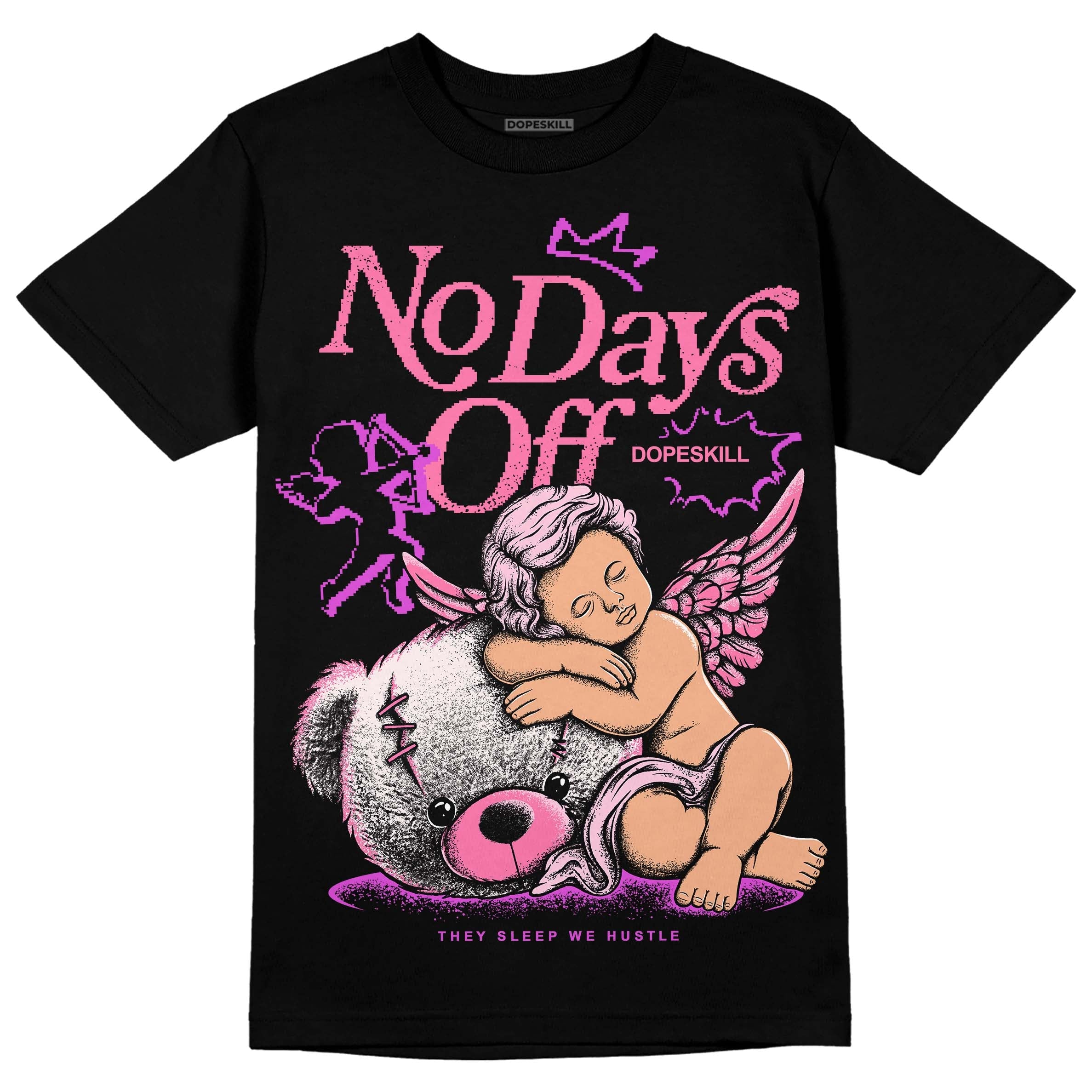 Dunk Low Pink Foam superstreetwear T-Shirt New No Days Off Graphic