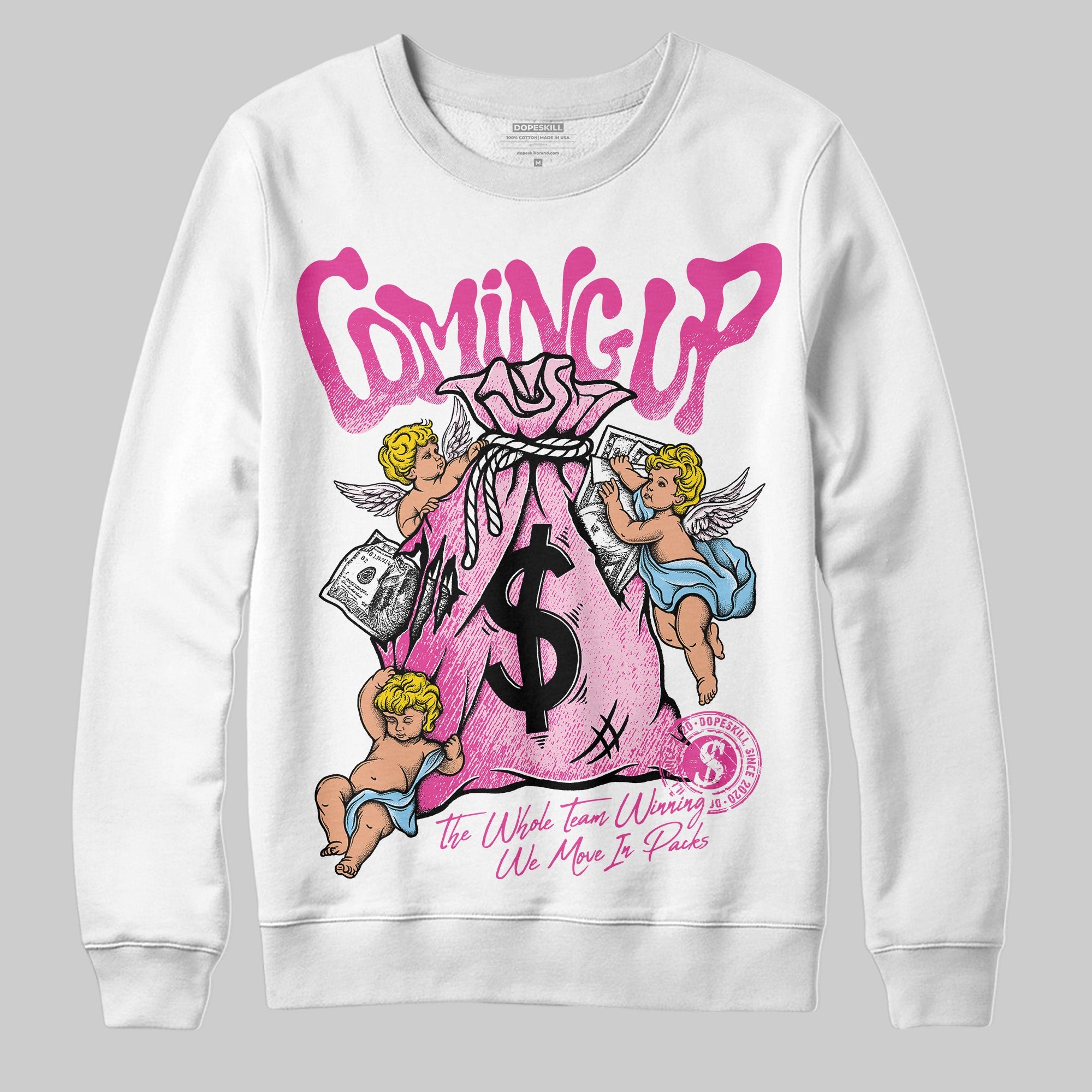 Doernbecher 6s superstreetwear Sweatshirt Money Bag Coming Up Graphic
