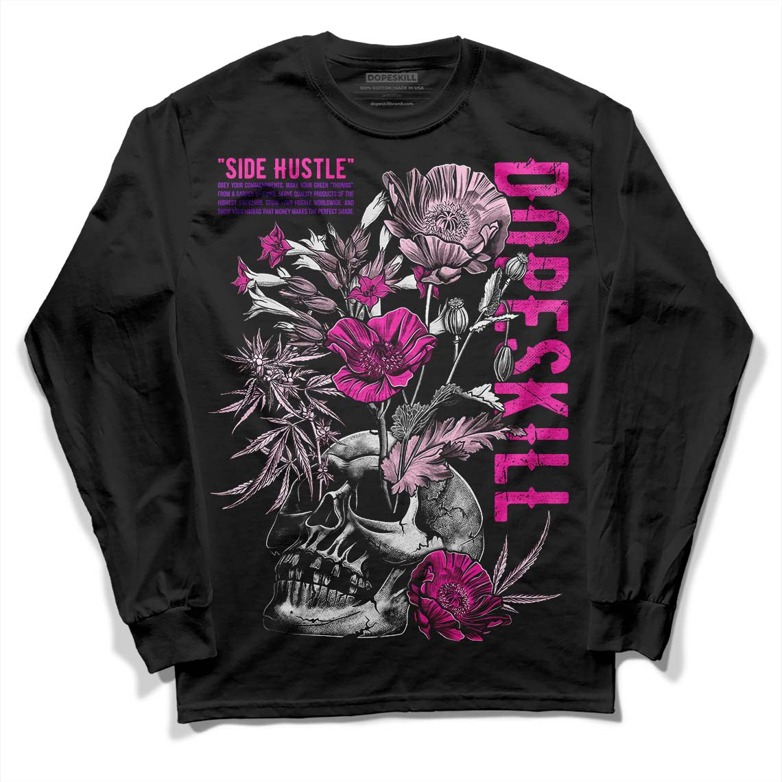 Triple Pink Dunk Low superstreetwear Long Sleeve T-Shirt Side Hustle Graphic