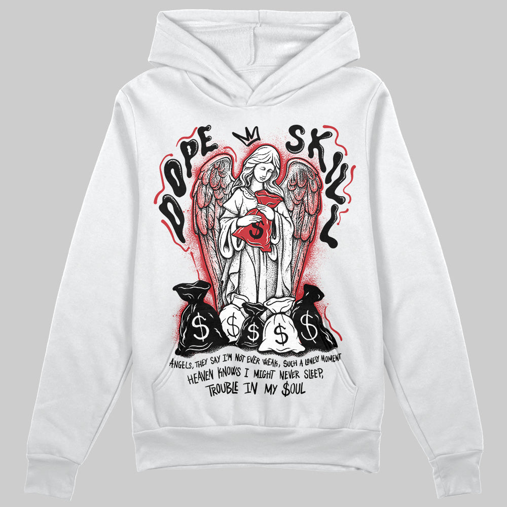 Bred Velvet 11s superstreetwear Hoodie Sweatshirt Angels Graphic