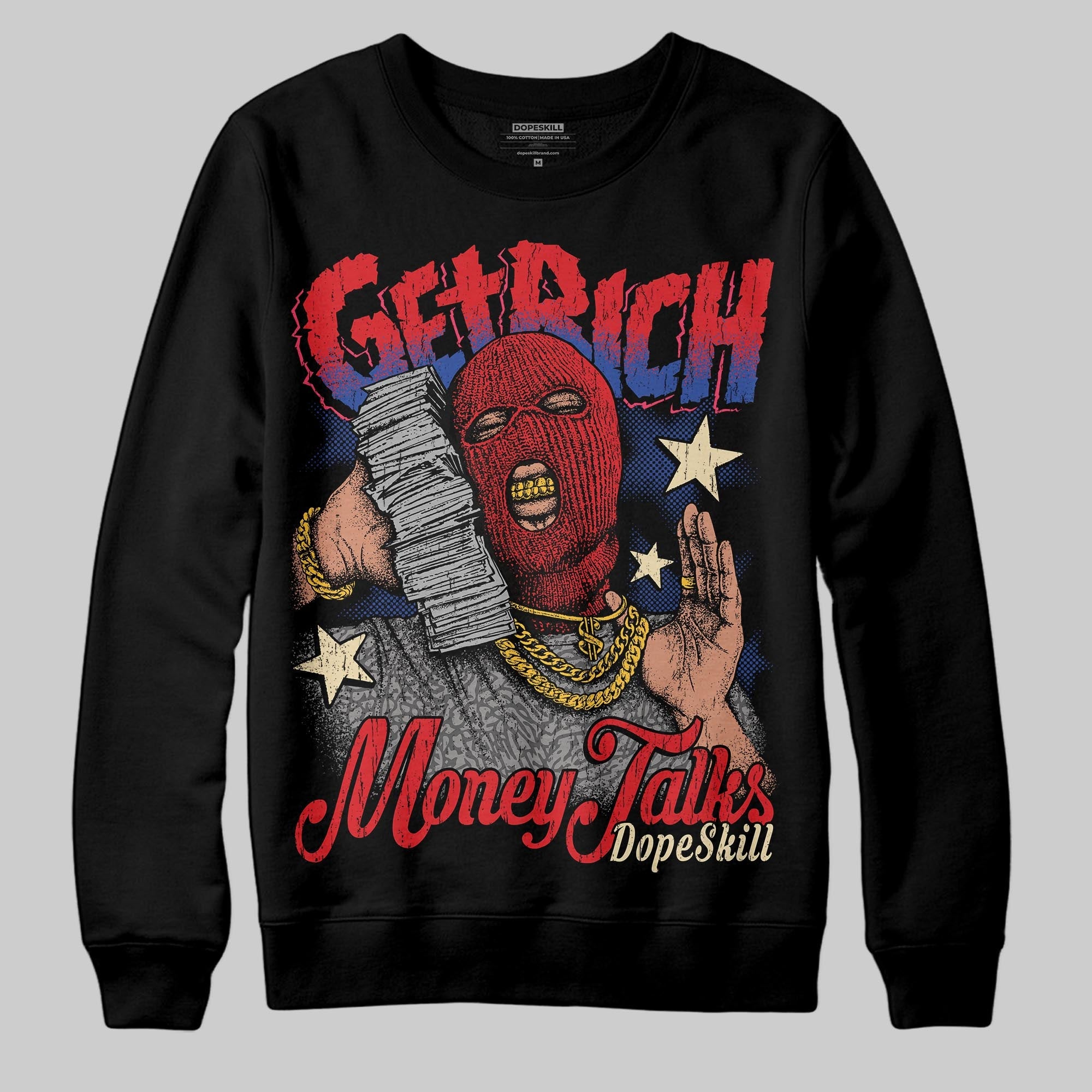 Seoul 2.0 3s superstreetwear Sweatshirt Get Rich Graphic