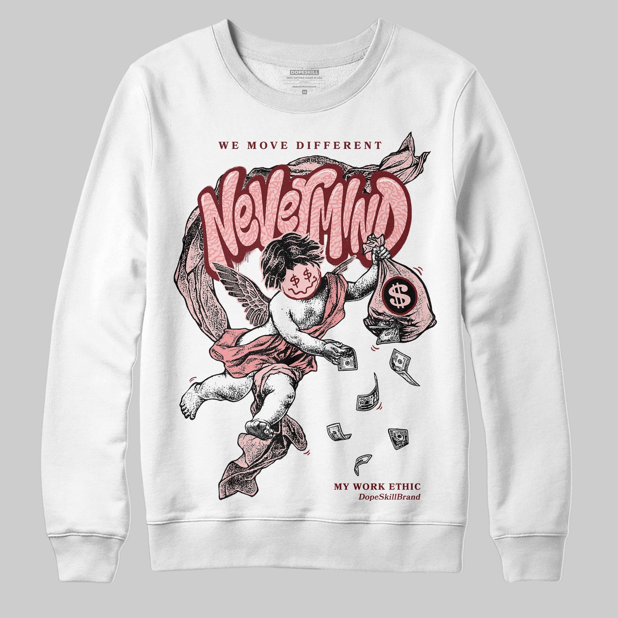 VALENTINE'S Day 3s superstreetwear Sweatshirt Nevermind Graphic