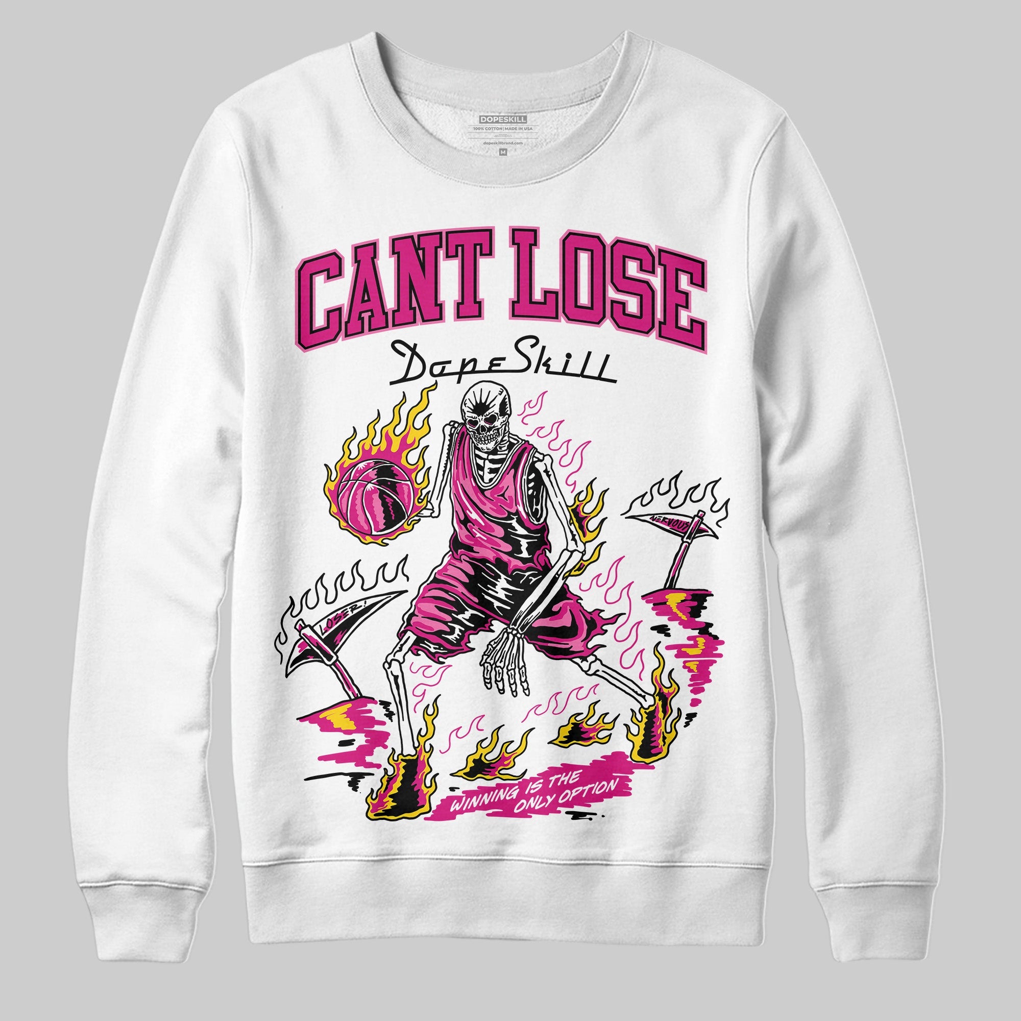 Rick RO Pink Leather Sneakers superstreetwear Sweatshirt Cant Lose Graphic