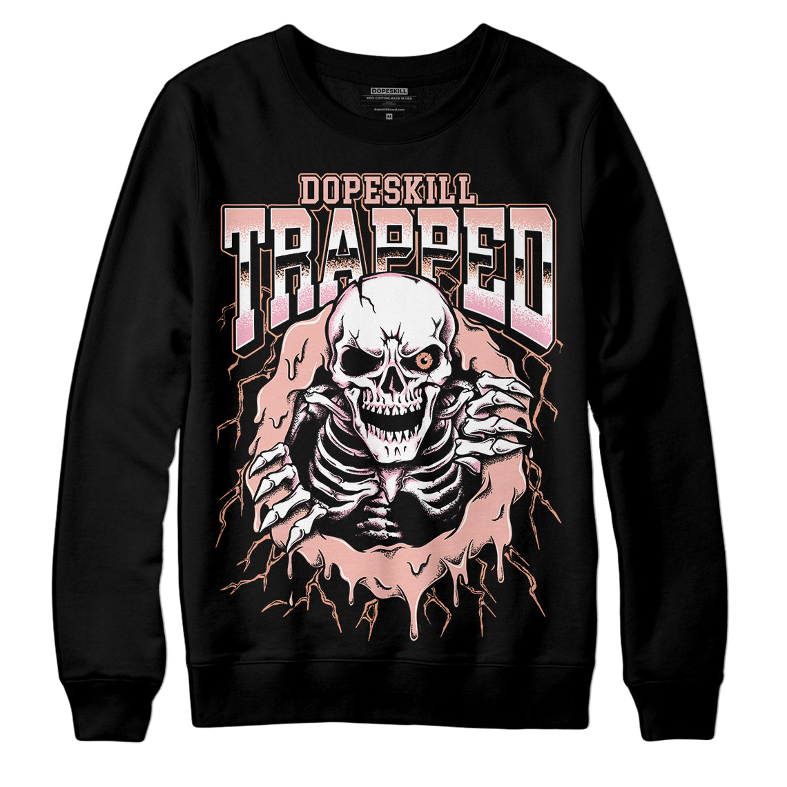 Legend Pink 11s superstreetwear Sweatshirt Trapped Halloween Graphic