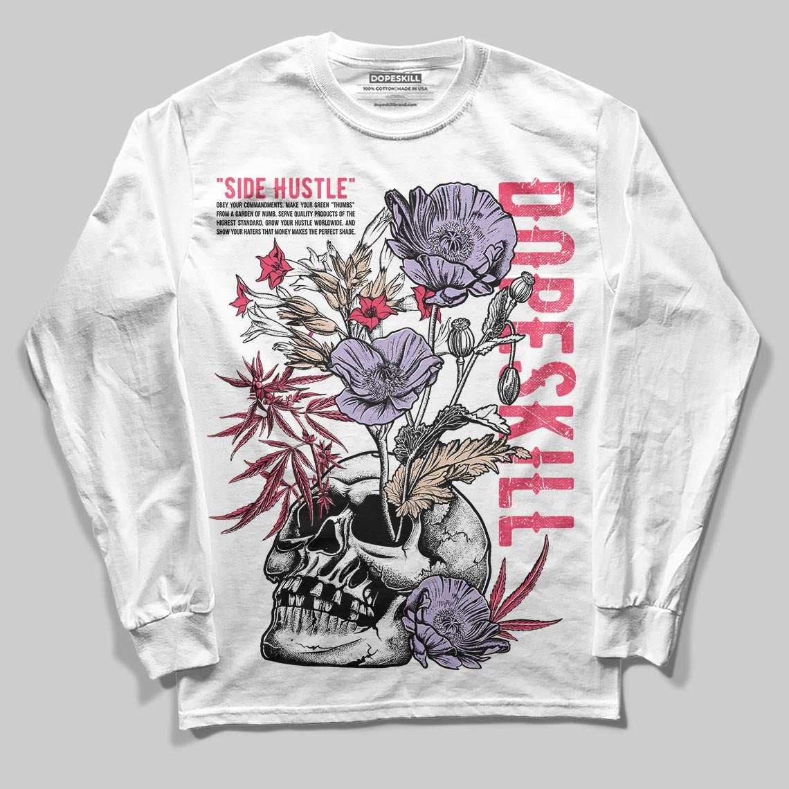 Peanut Butter Jelly 5s DopeSkill Long Sleeve T-Shirt Side Hustle Graphic