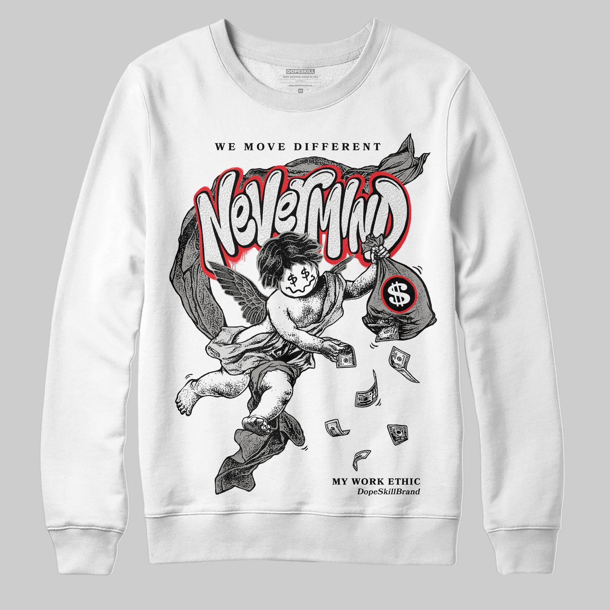 Pure Money 3s superstreetwear Sweatshirt Nevermind Graphic