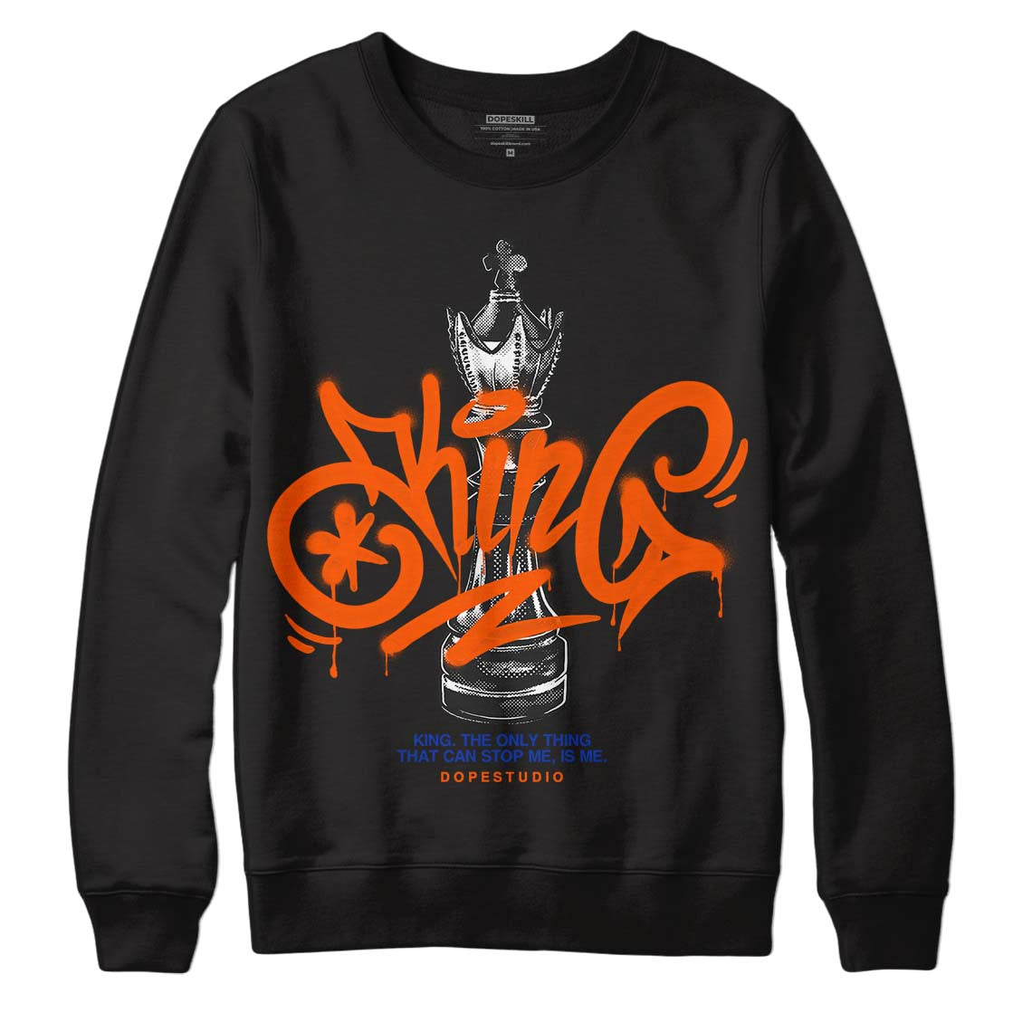 Dunk Low Futura Orange Blaze superstreetwear Sweatshirt King Chess Graphic