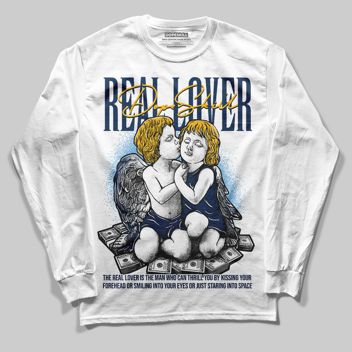 Retro Dunk From Above 4s superstreetwear Long Sleeve T-Shirt Real Lover Graphic
