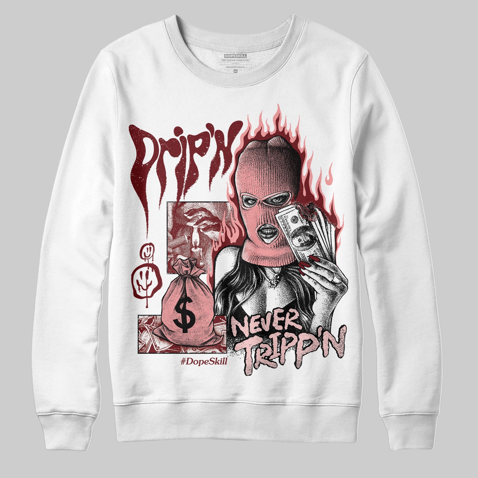 VALENTINE'S Day 3s superstreetwear Sweatshirt Drip'n Never Tripp'n Graphic