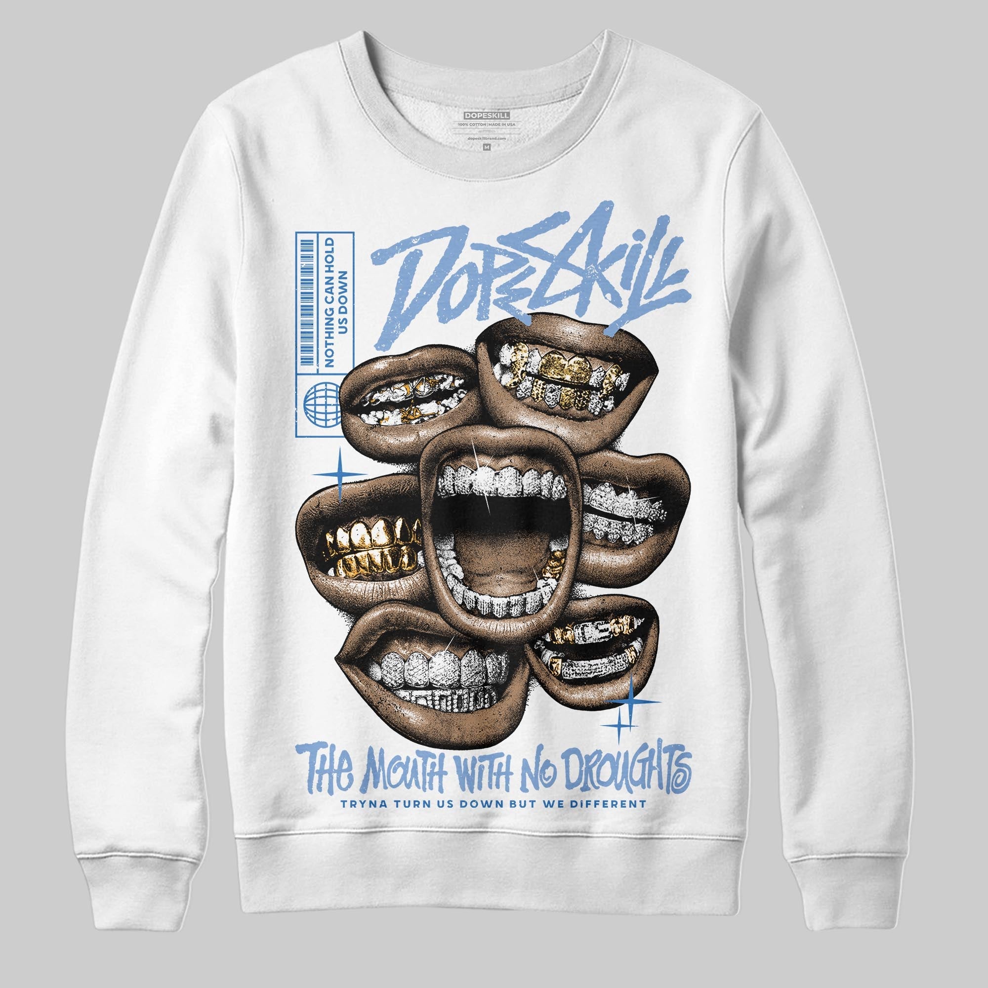 Forget Me Not 4s superstreetwear Sweatshirt The Mouth With No Droughts Graphic