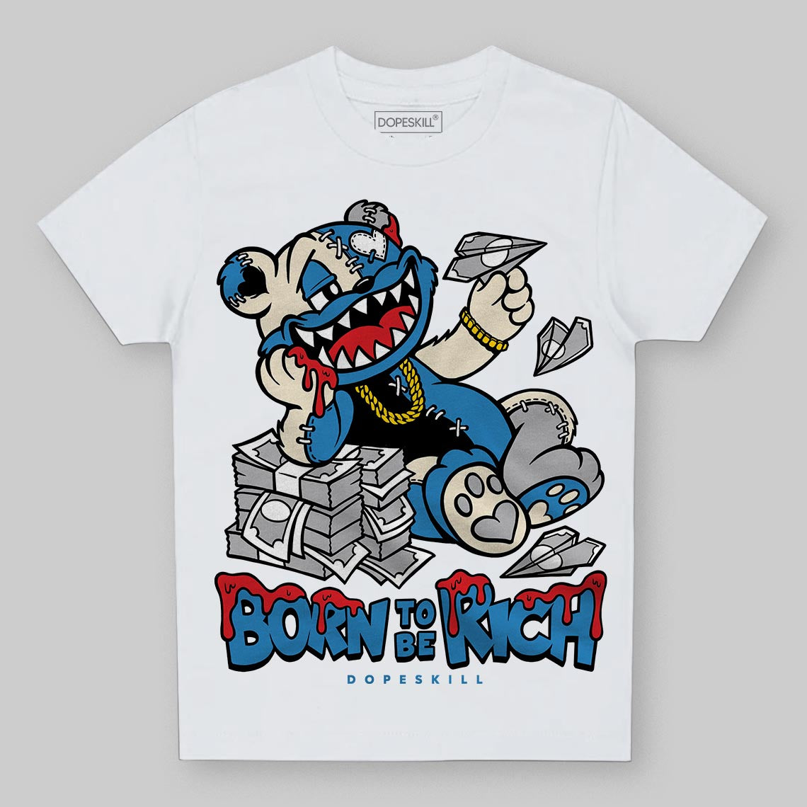 Rare Air 3s superstreetwear Toddler Kids T-shirt Born To Be Rich Graphic