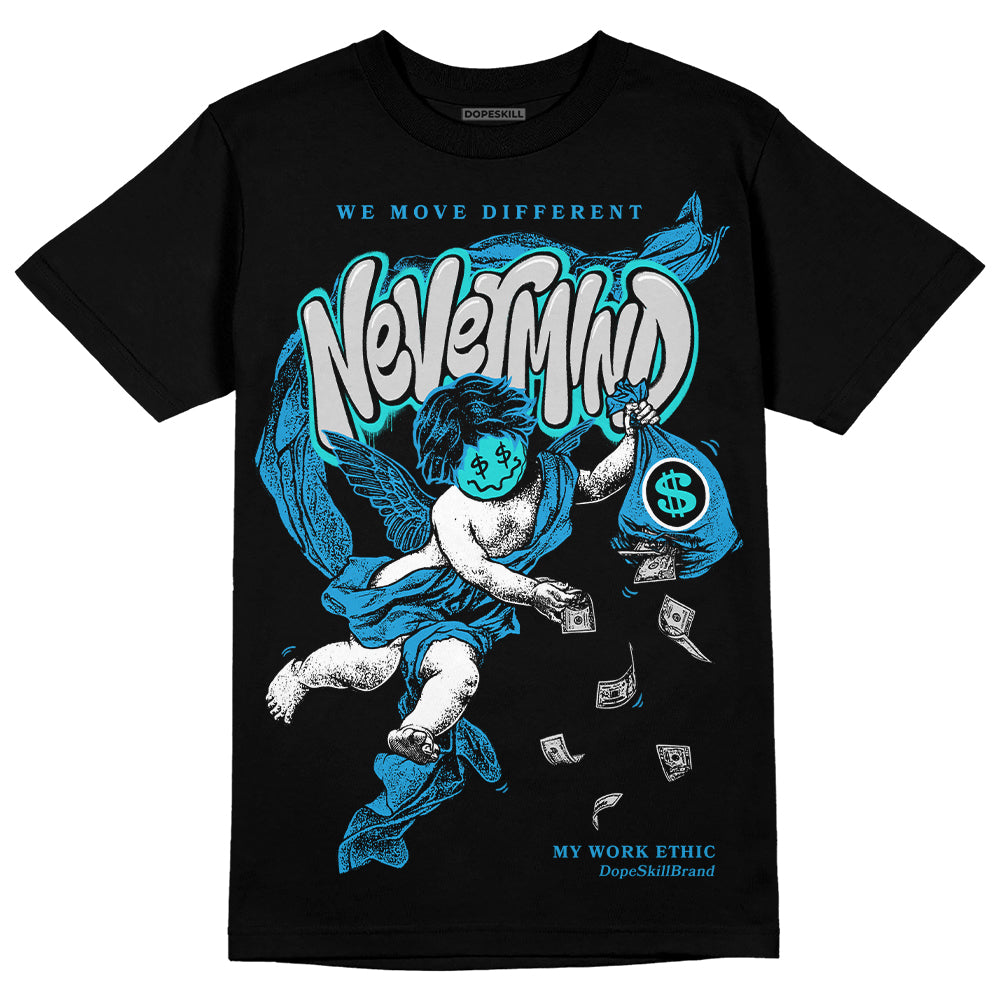 Military Blue 4s superstreetwear T-Shirt Nevermind Graphic