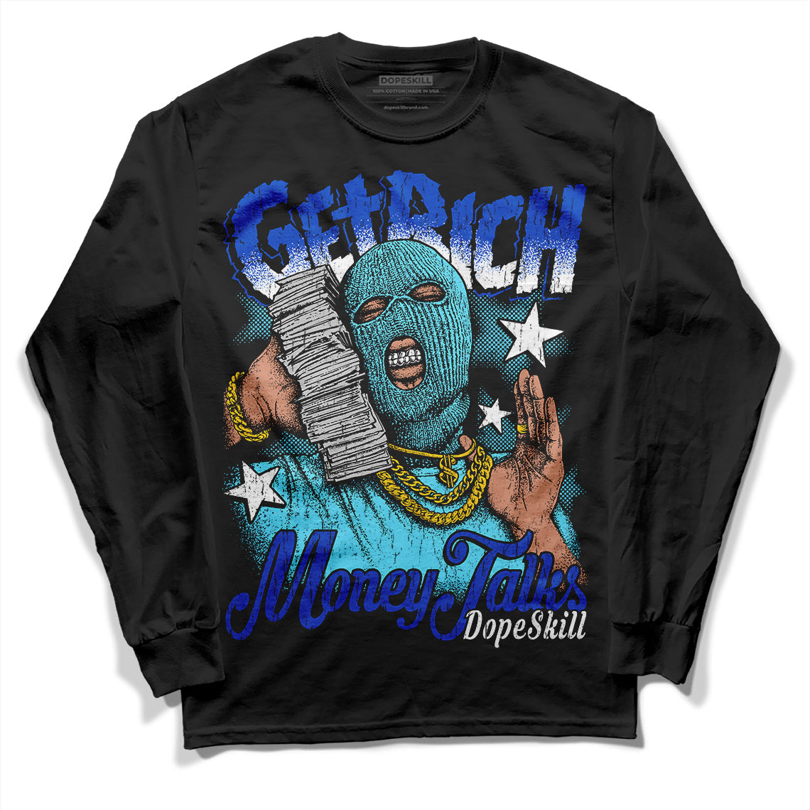 SB Dunk Argon superstreetwear Long Sleeve T-Shirt Get Rich Graphic