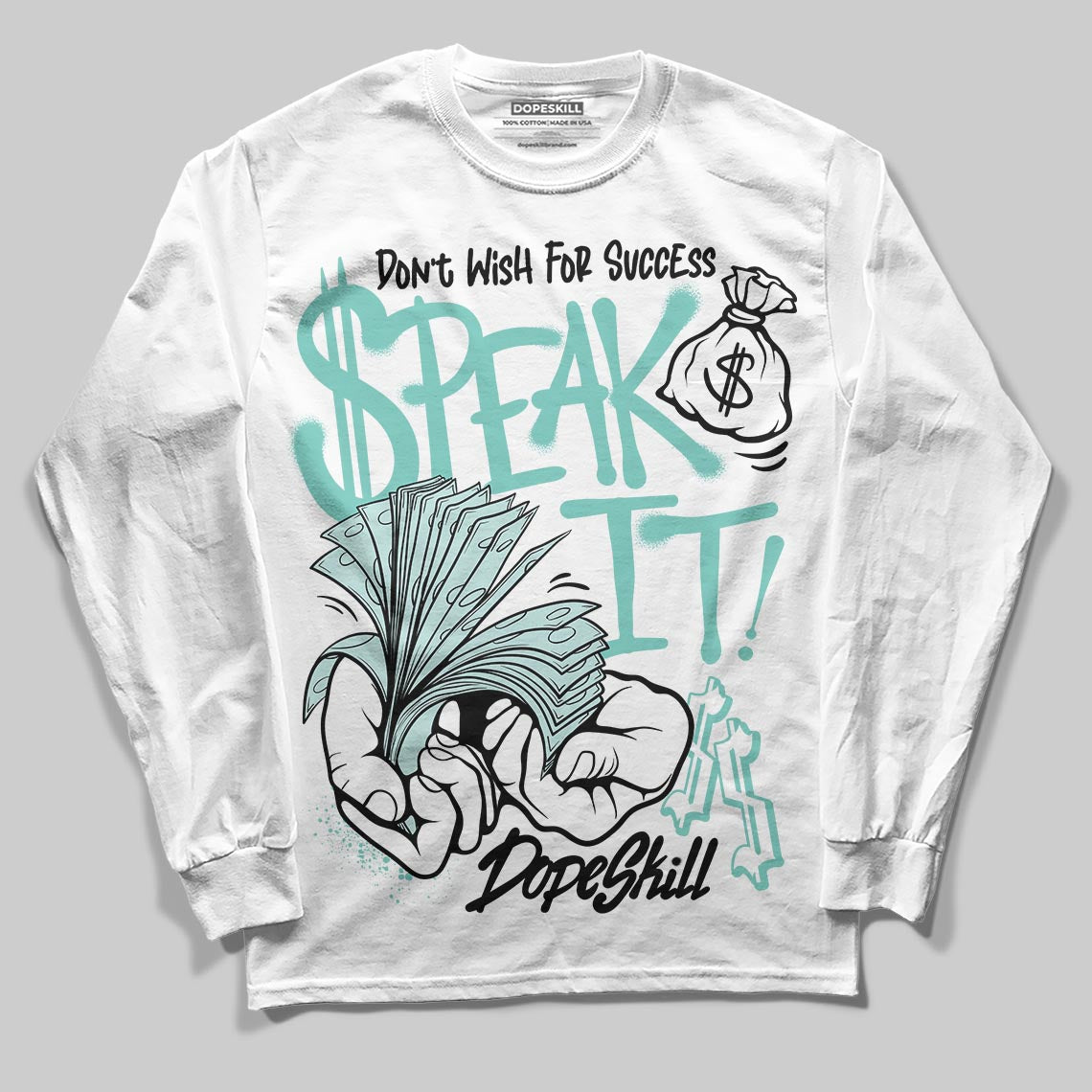Igloo 11s superstreetwear Long Sleeve T-Shirt Speak It Graphic