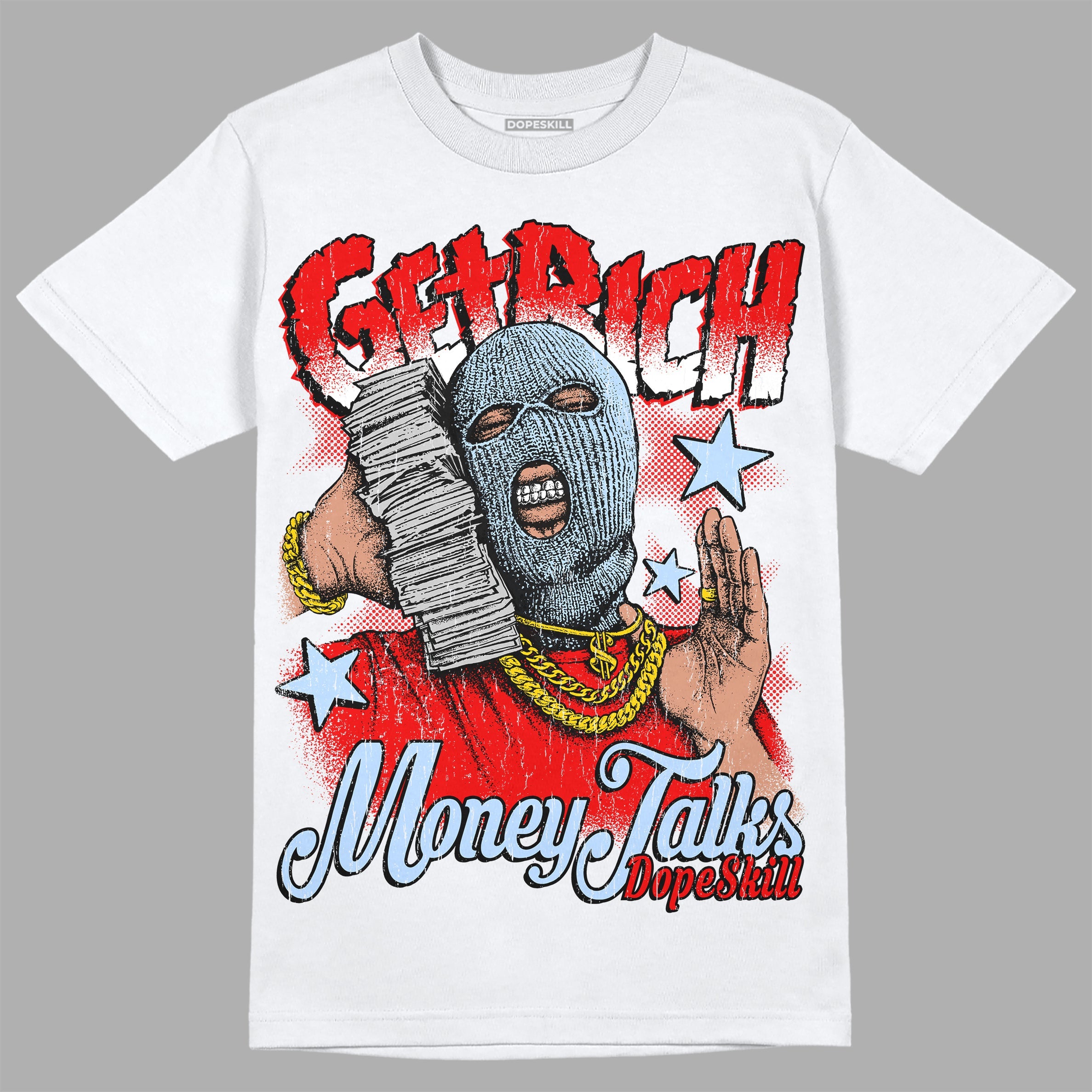 Cherry 12s superstreetwear T-Shirt Get Rich Graphic