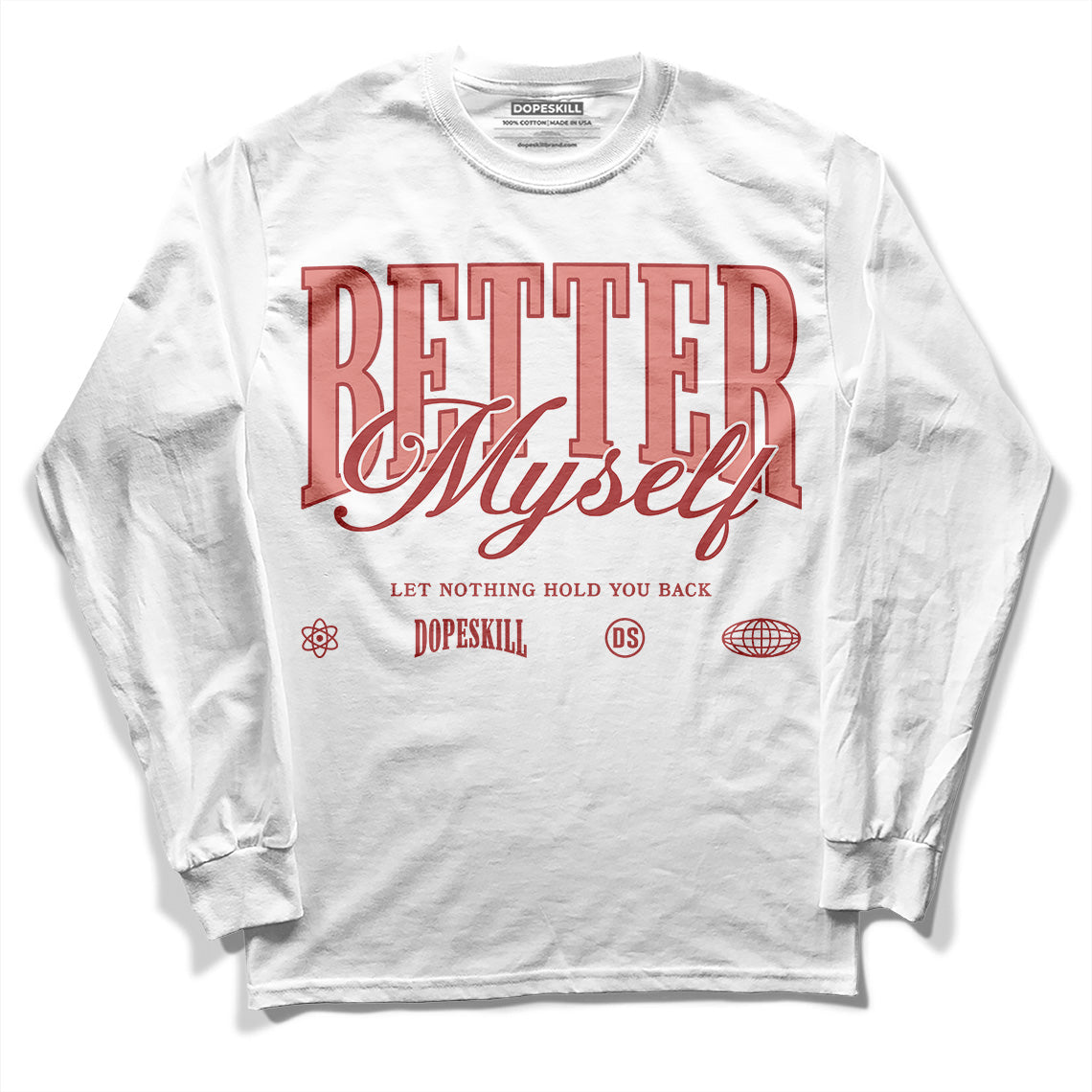 Dune Red 13s superstreetwear Long Sleeve T-Shirt Better Myself Graphic