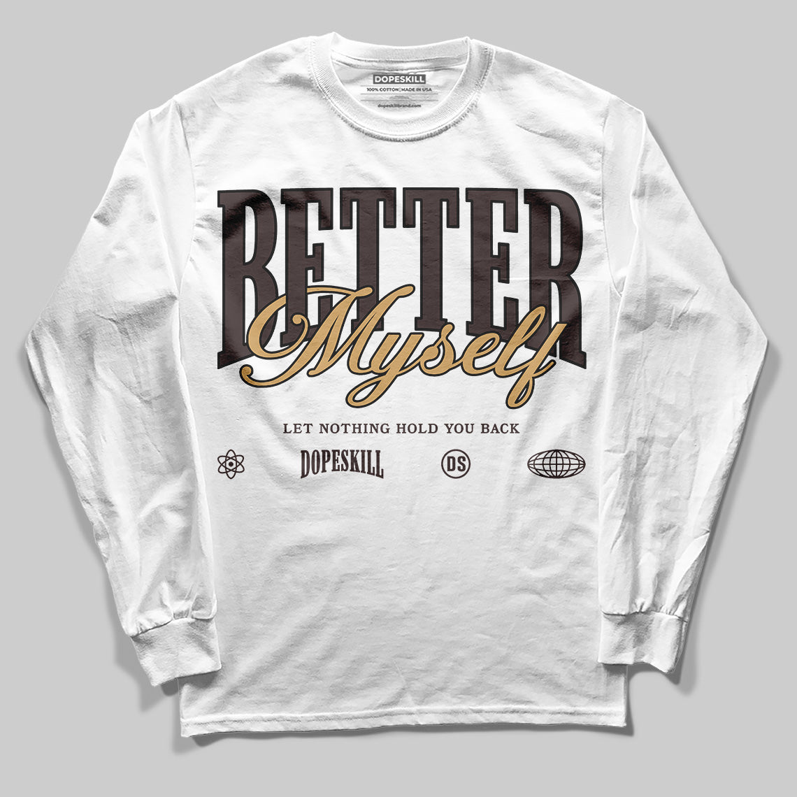 Earth 5s superstreetwear Long Sleeve T-Shirt Better Myself Graphic