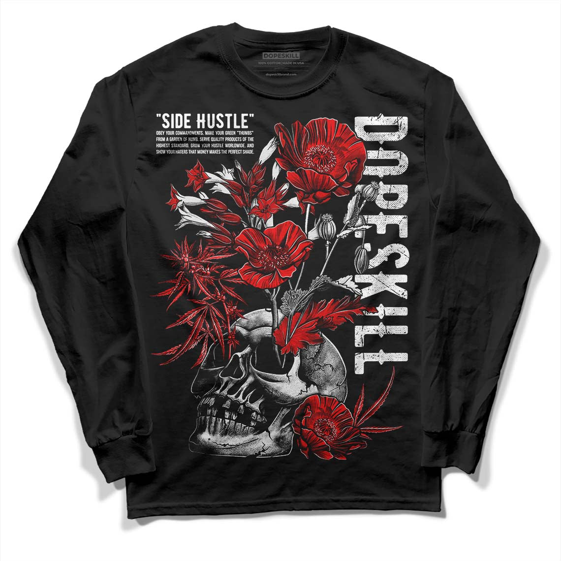 Dunk Low Panda White Black superstreetwear Long Sleeve T-Shirt Side Hustle Graphic