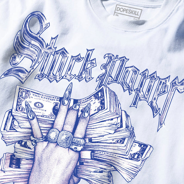 Stack Paper Royal Blue Graphic DopeSkill Premium T-Shirt