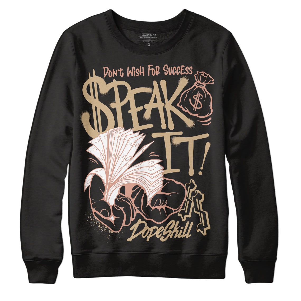 TAN Collection superstreetwear Sweatshirt Speak It Graphic