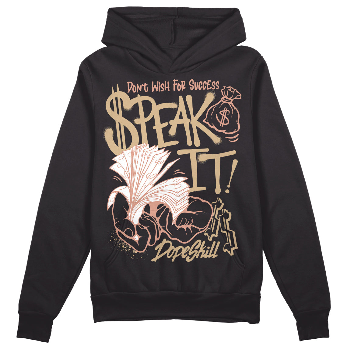 TAN Collection superstreetwear Hoodie Sweatshirt Speak It Graphic