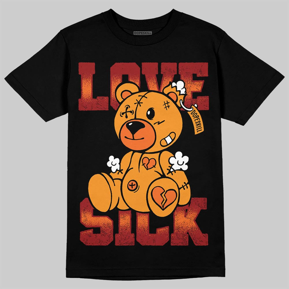 Orange Black White superstreetwear T-Shirt Love Sick Graphic