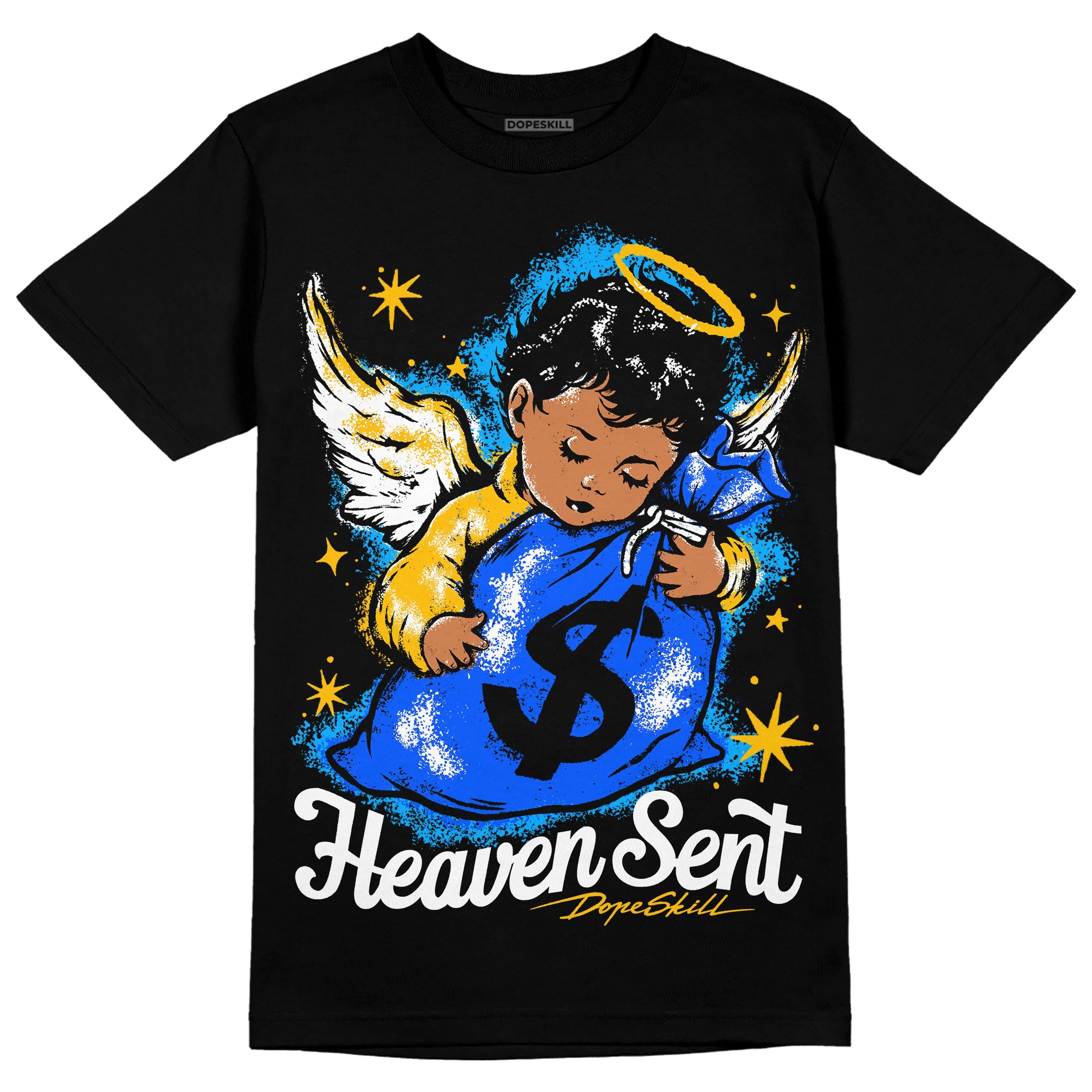 Royal Blue Collection superstreetwear T-Shirt Heaven Sent Graphic