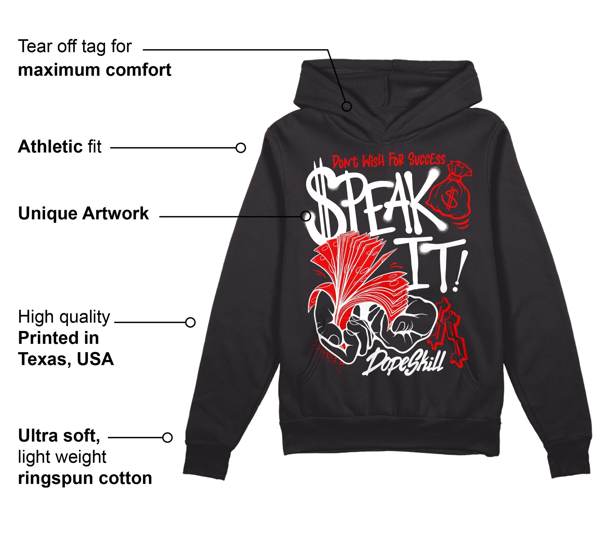 Dunk Panda White Black superstreetwear Hoodie Sweatshirt Speak It Graphic