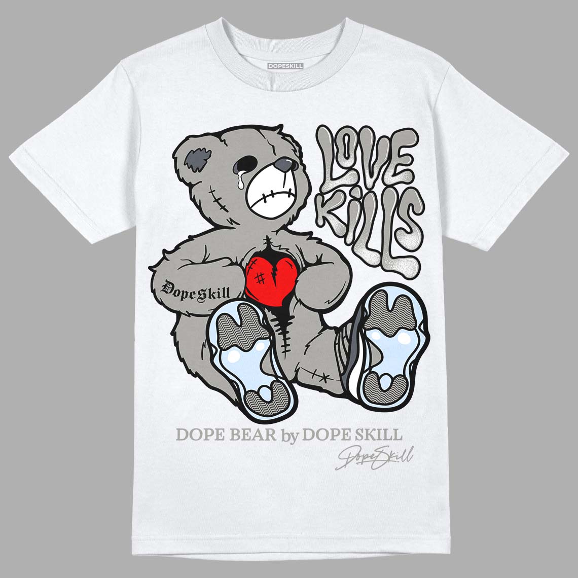 Cool Grey 11s superstreetwear T-Shirt Love Kills Graphic