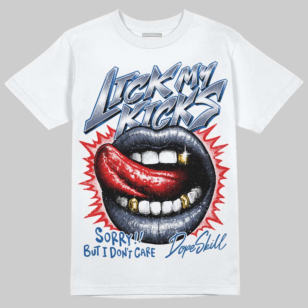 Diffused Blue 11s superstreetwear T-Shirt Lick My Kicks Graphic