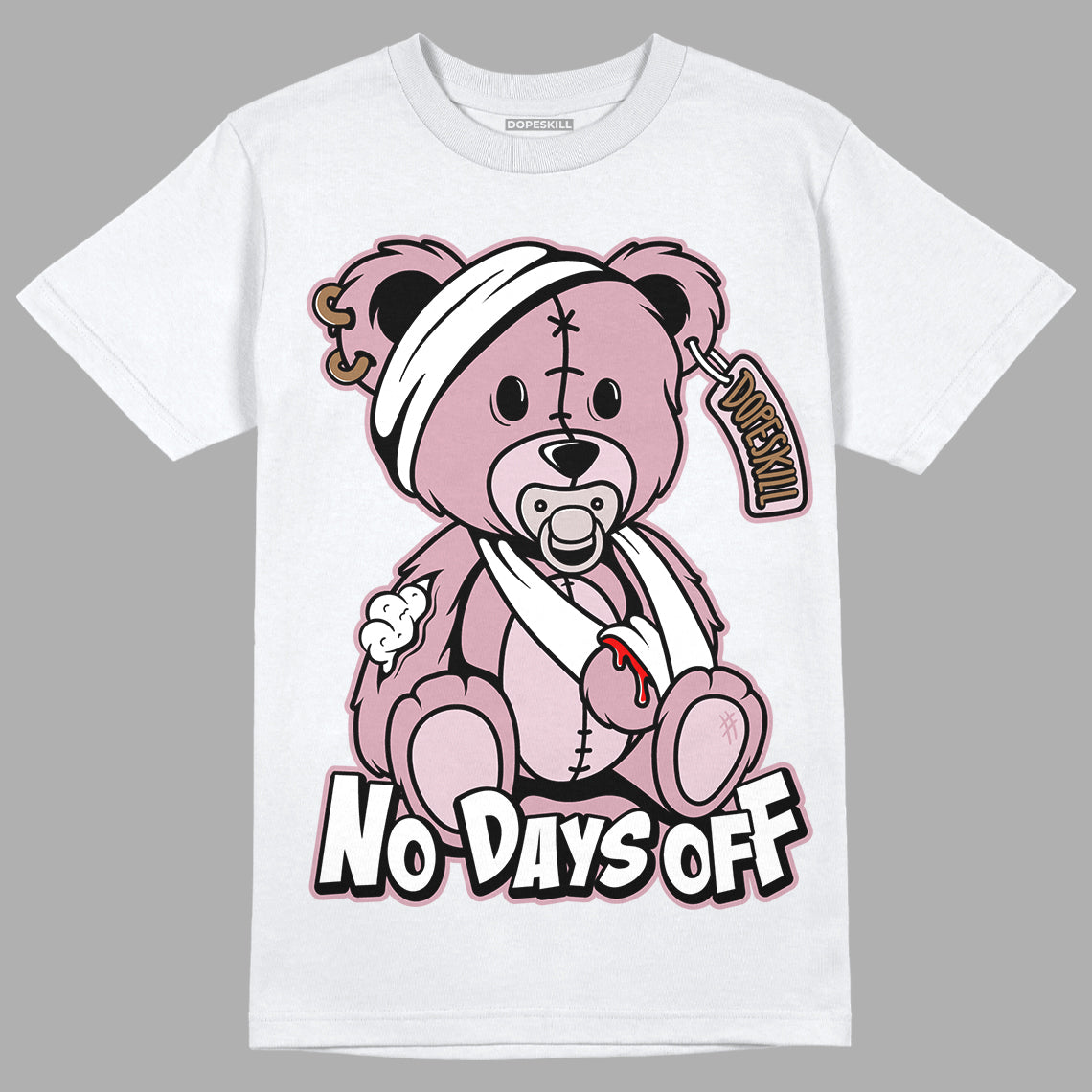 Dunk Low Teddy Bear Pink superstreetwear T-Shirt Hurt Bear Graphic